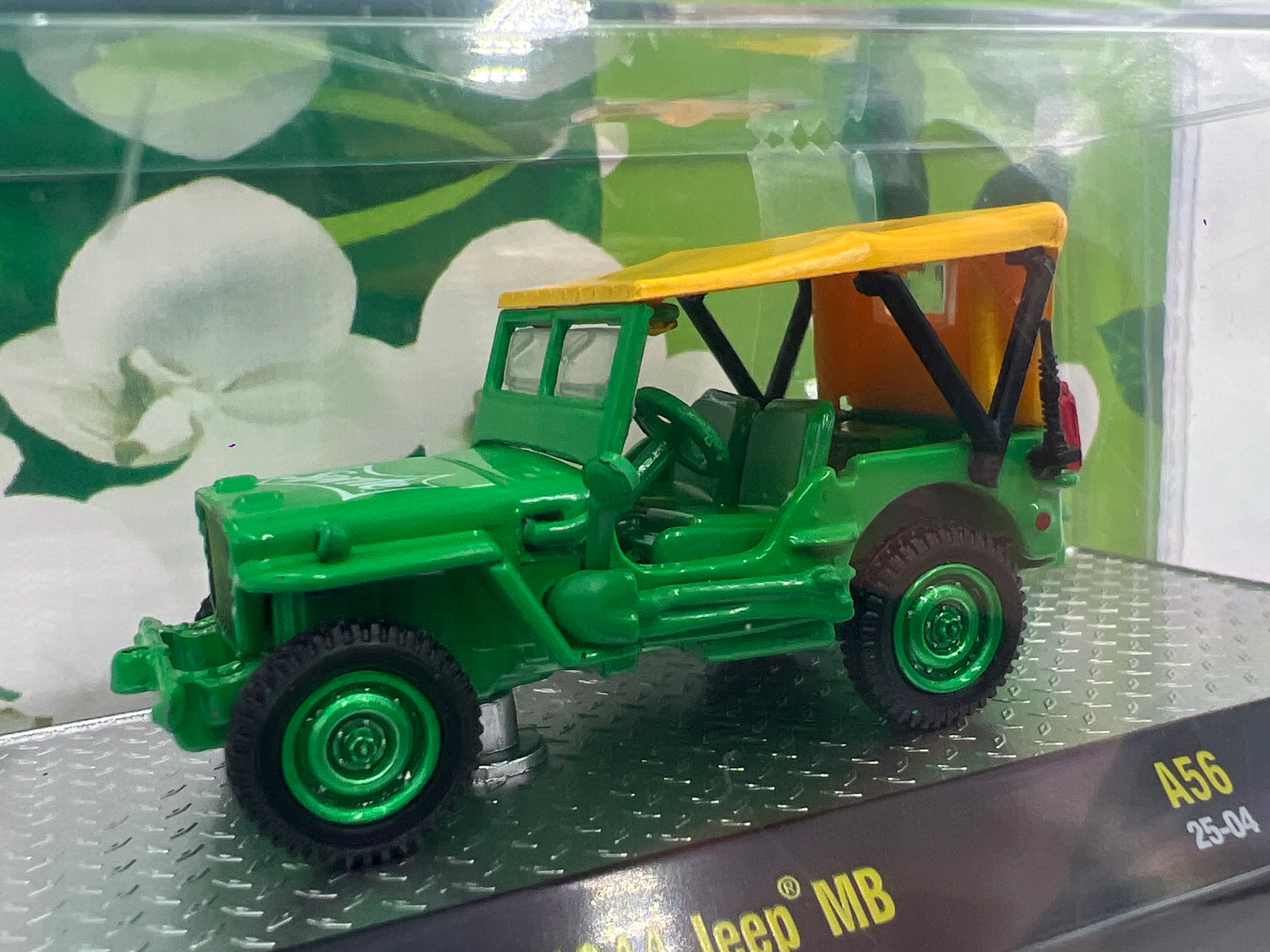 M2 Machines Coca Cola CHASE Sprite 1944 Jeep MB Green A56 - Image 2