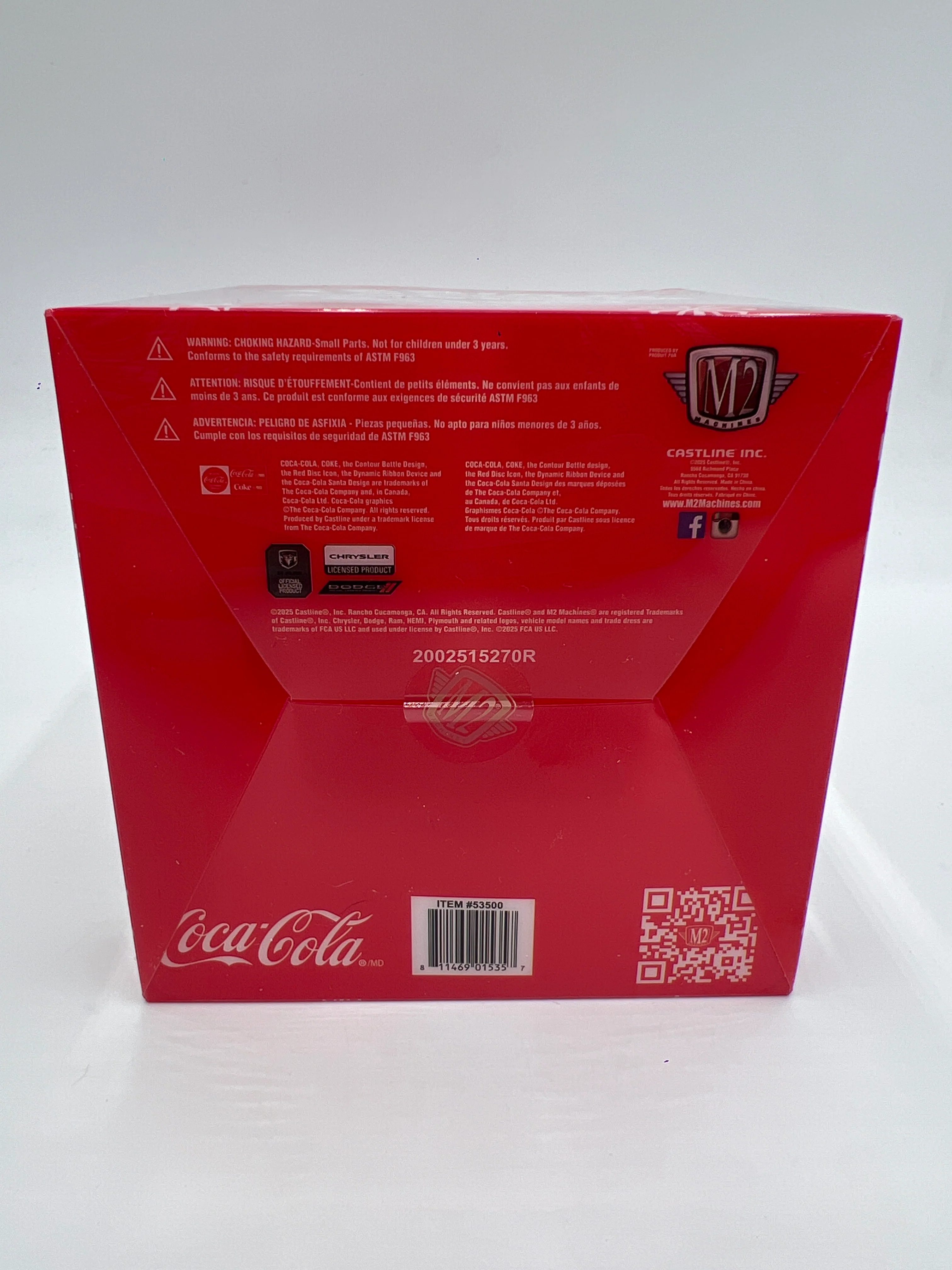 2025 M2 Machines Coca Cola Holiday Christmas Ornaments CHASE 1974 Dodge W200 Power Wagon Red - Image 6