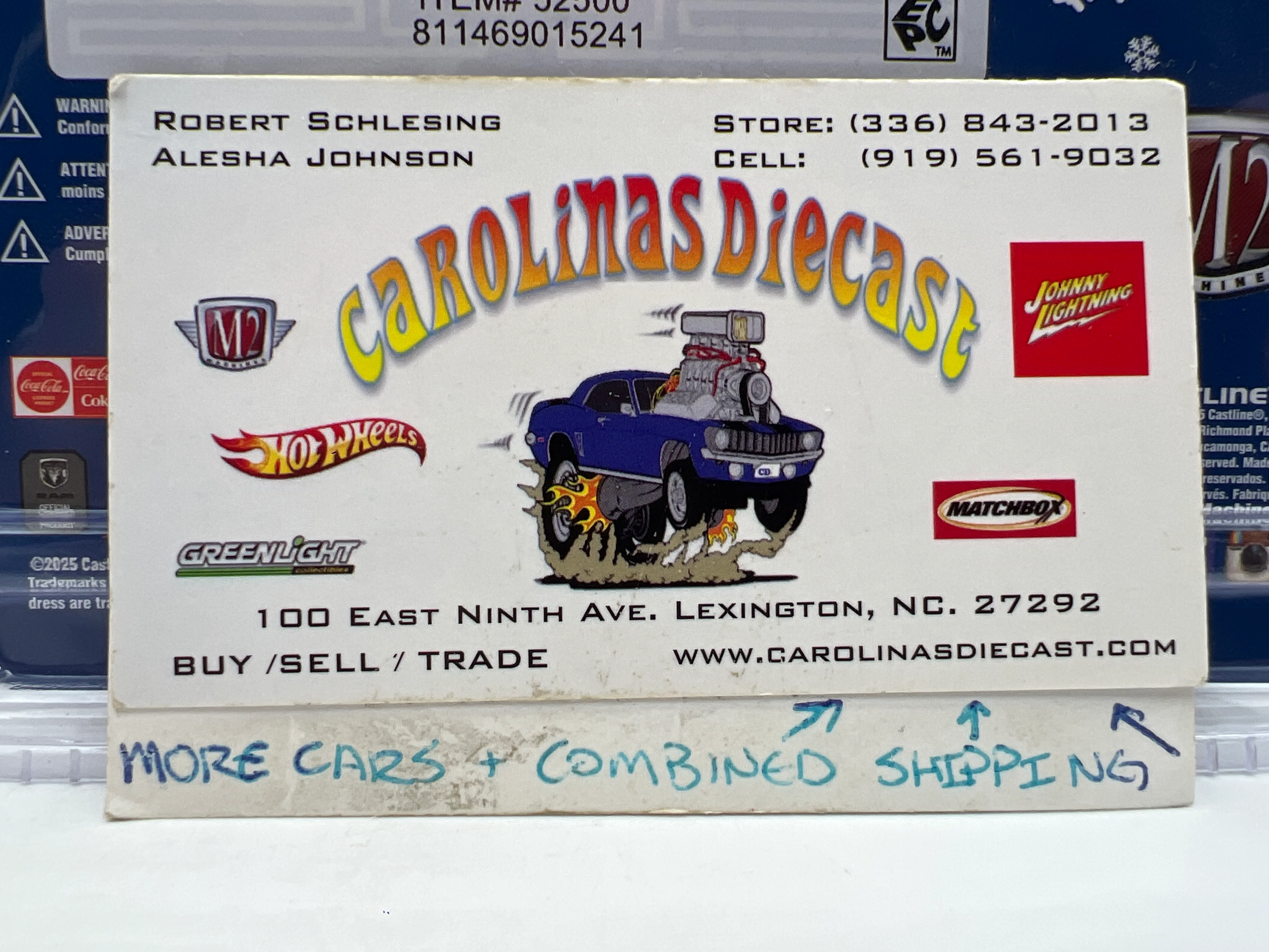 2025 M2 Machines Coca Cola Holidays 1969 Dodge Dart Swinger 340 Blue SK10 194E - Image 7