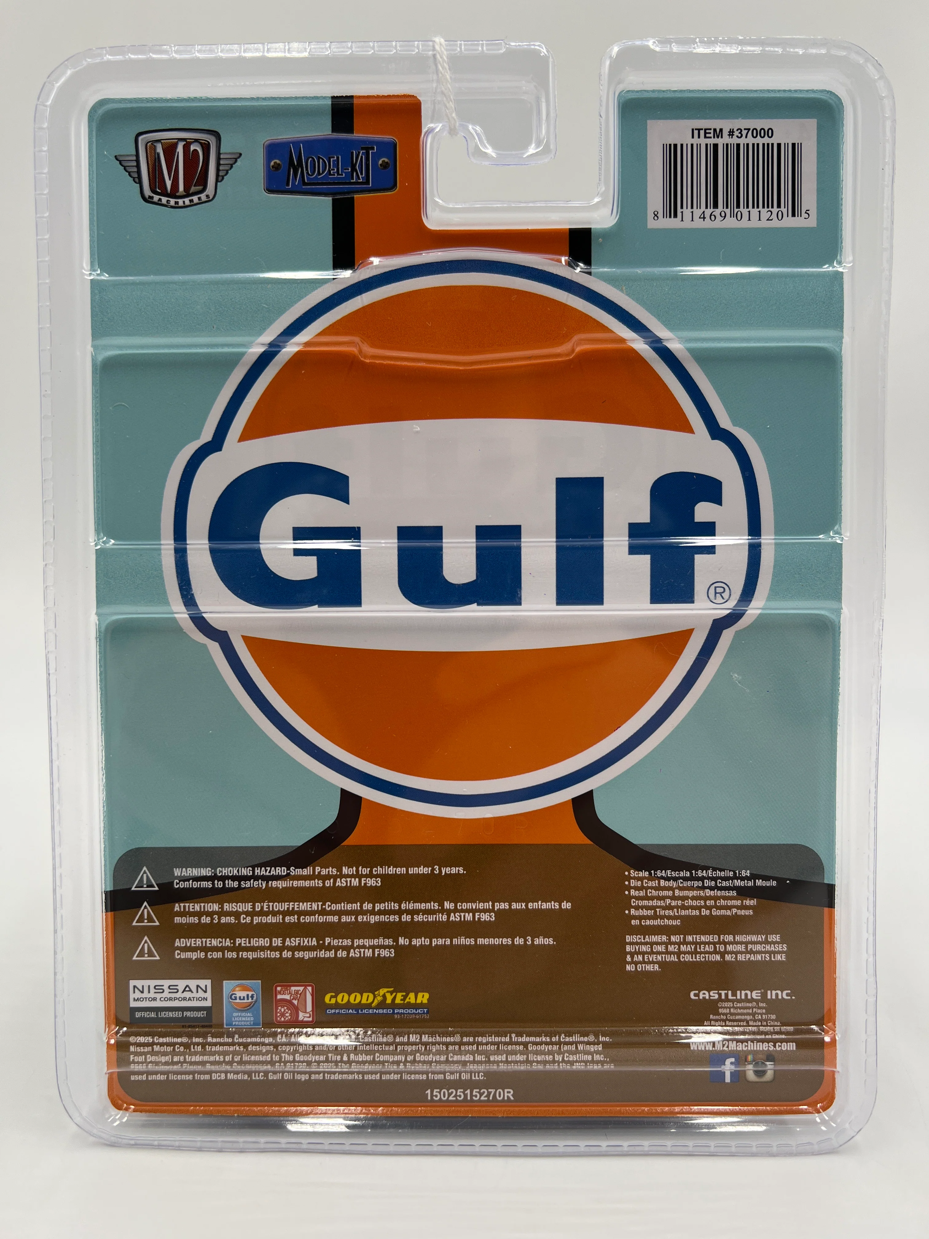 2025 M2 Machines Mijo Exclusives Model Kits 1971 Nissan Skyline GT-R Gulf MJS01 200D - Image 6