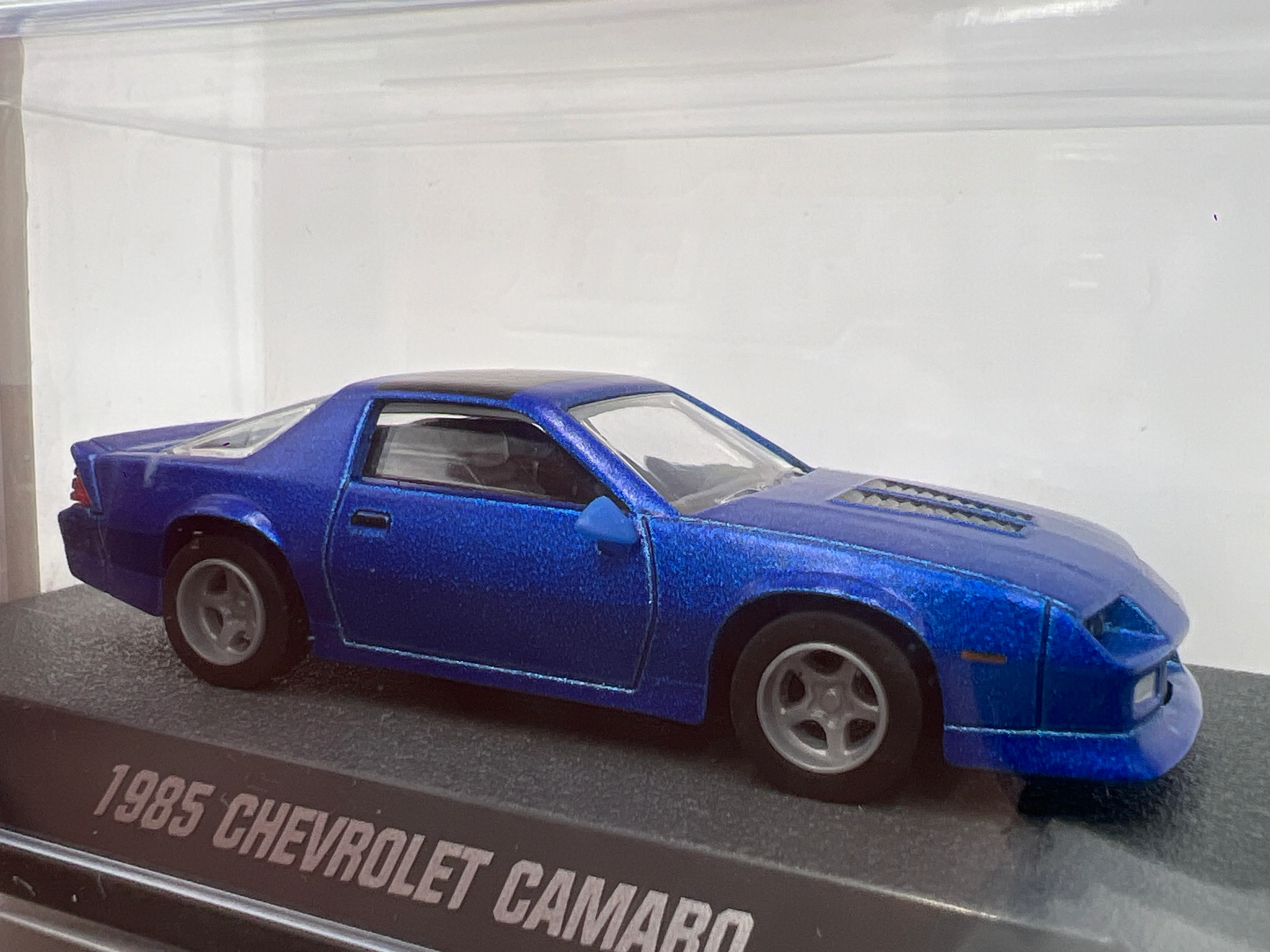 2025 Majorette Metal Collection Series 1985 Chevrolet Camaro Blue SR - Image 2