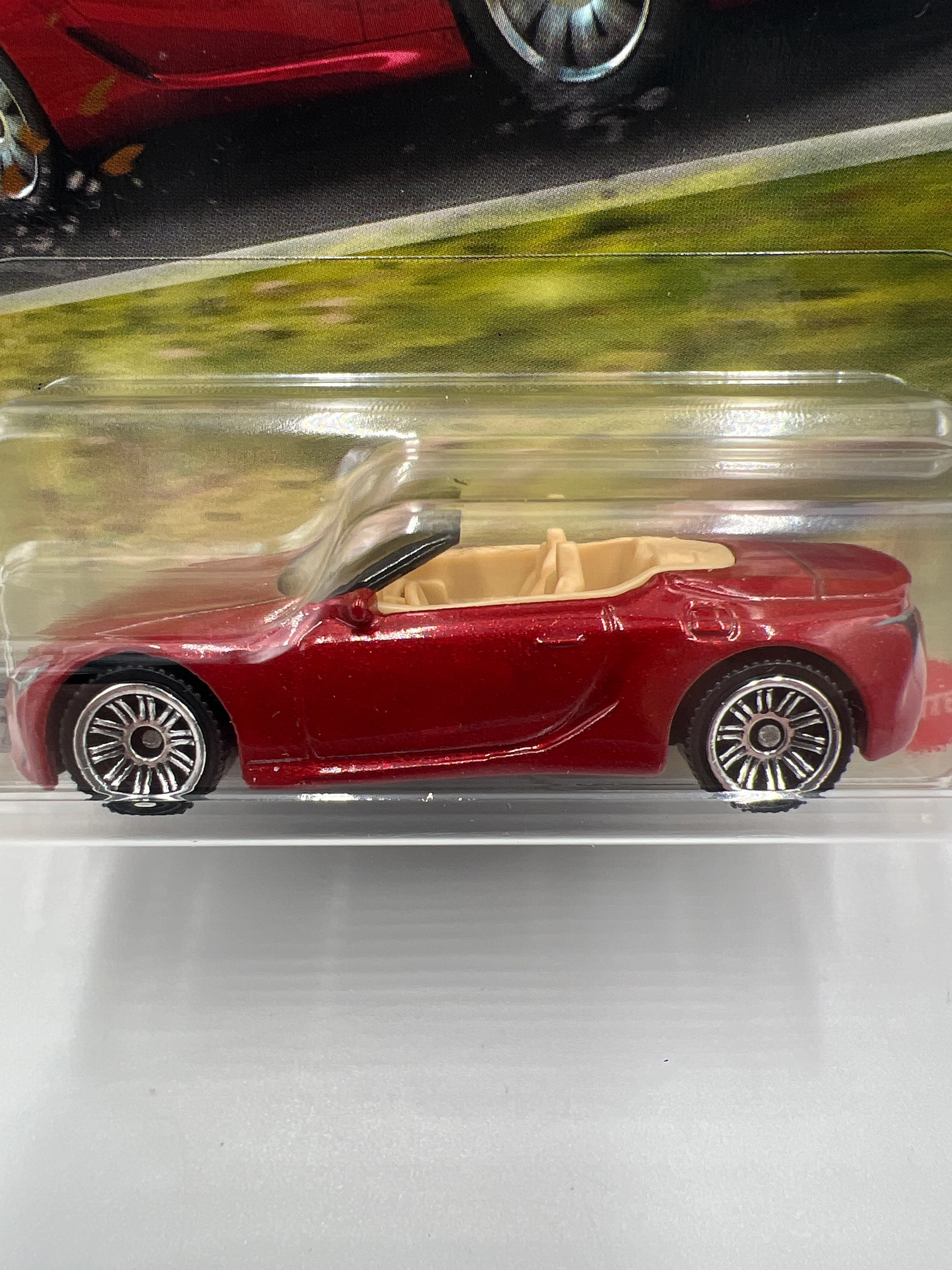2025 Matchbox #44 2021 Lexus LC 500 Red 213M - Image 2