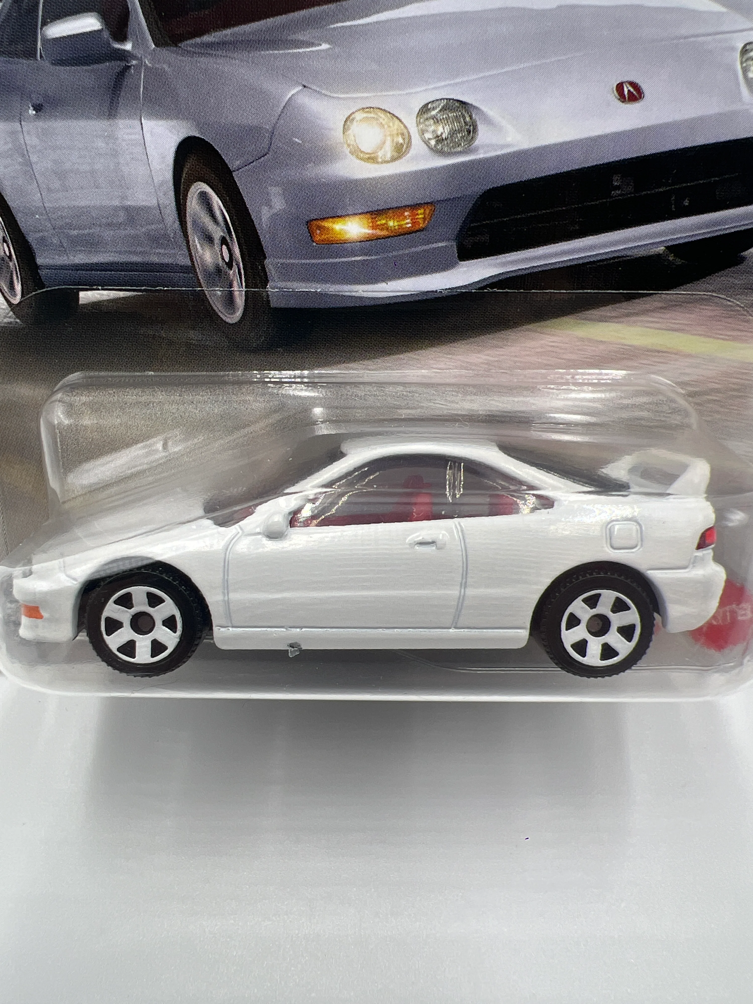 2025 Matchbox #52 1997 Acura Integra Type R White 215A - Image 3