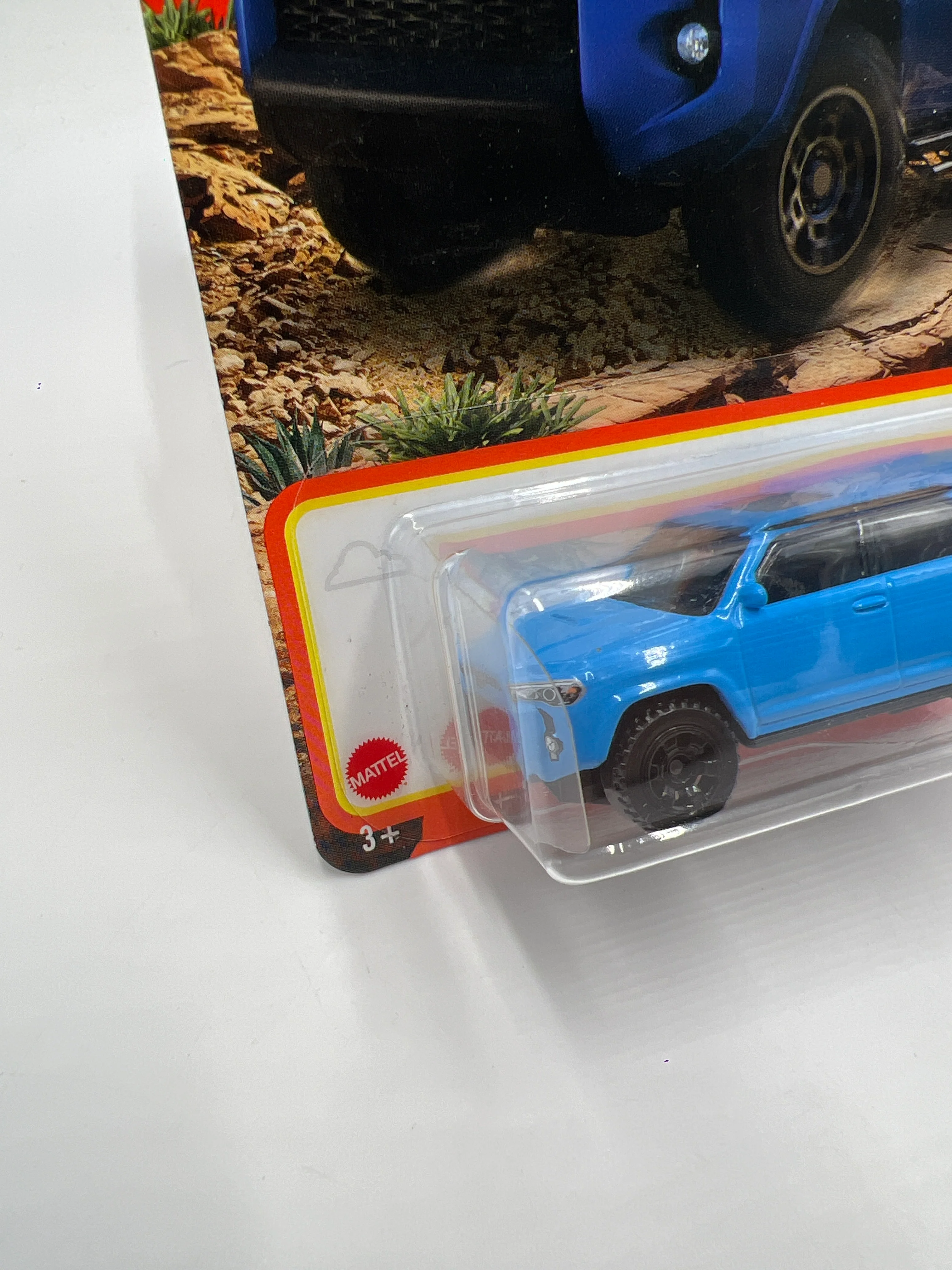 2023 Matchbox #92 Toyota 4Runner Light Blue 208D - Image 4