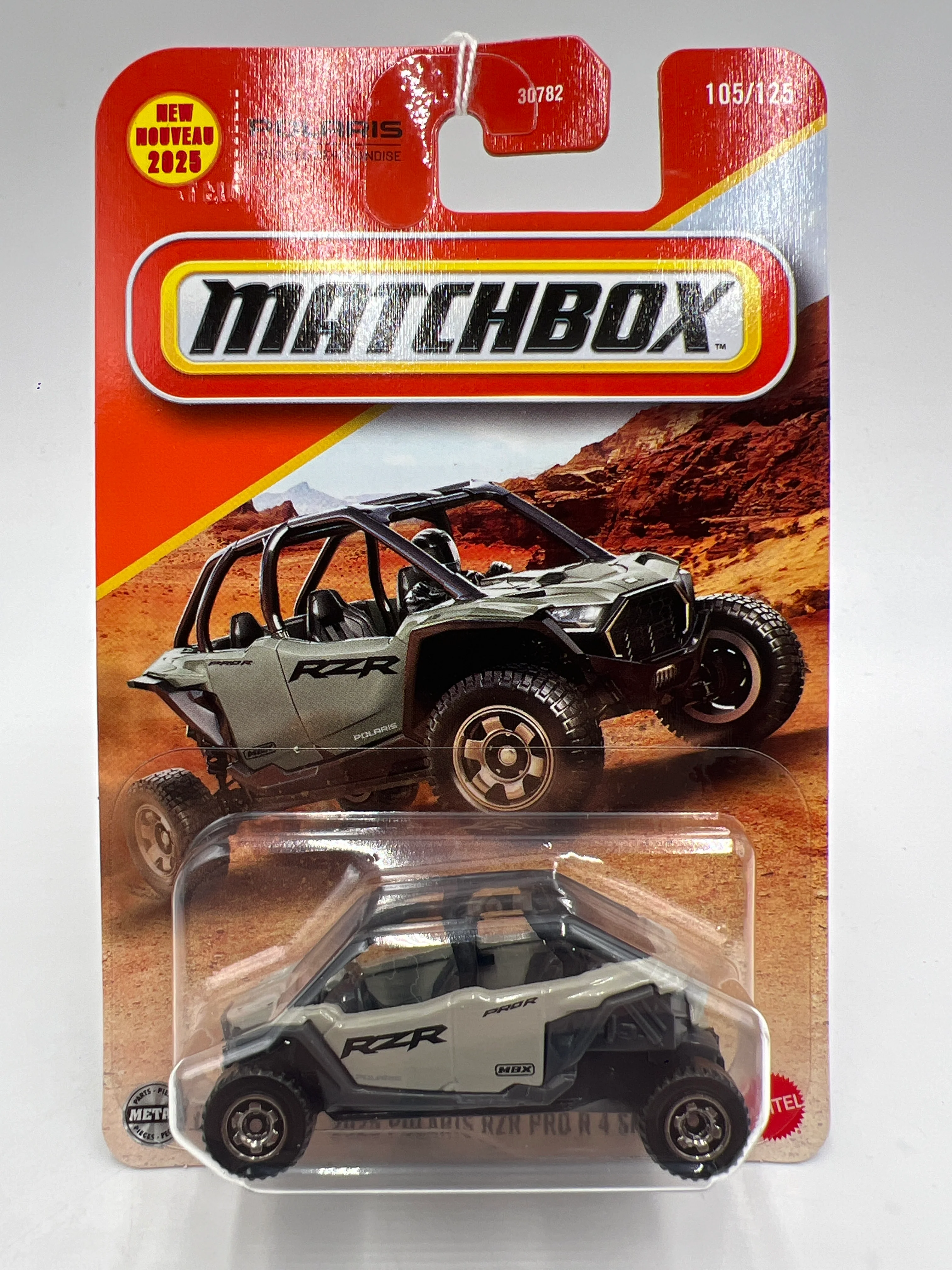 2025 Matchbox #105 2025 Polaris RZR Pro R 4 Sport 209A
