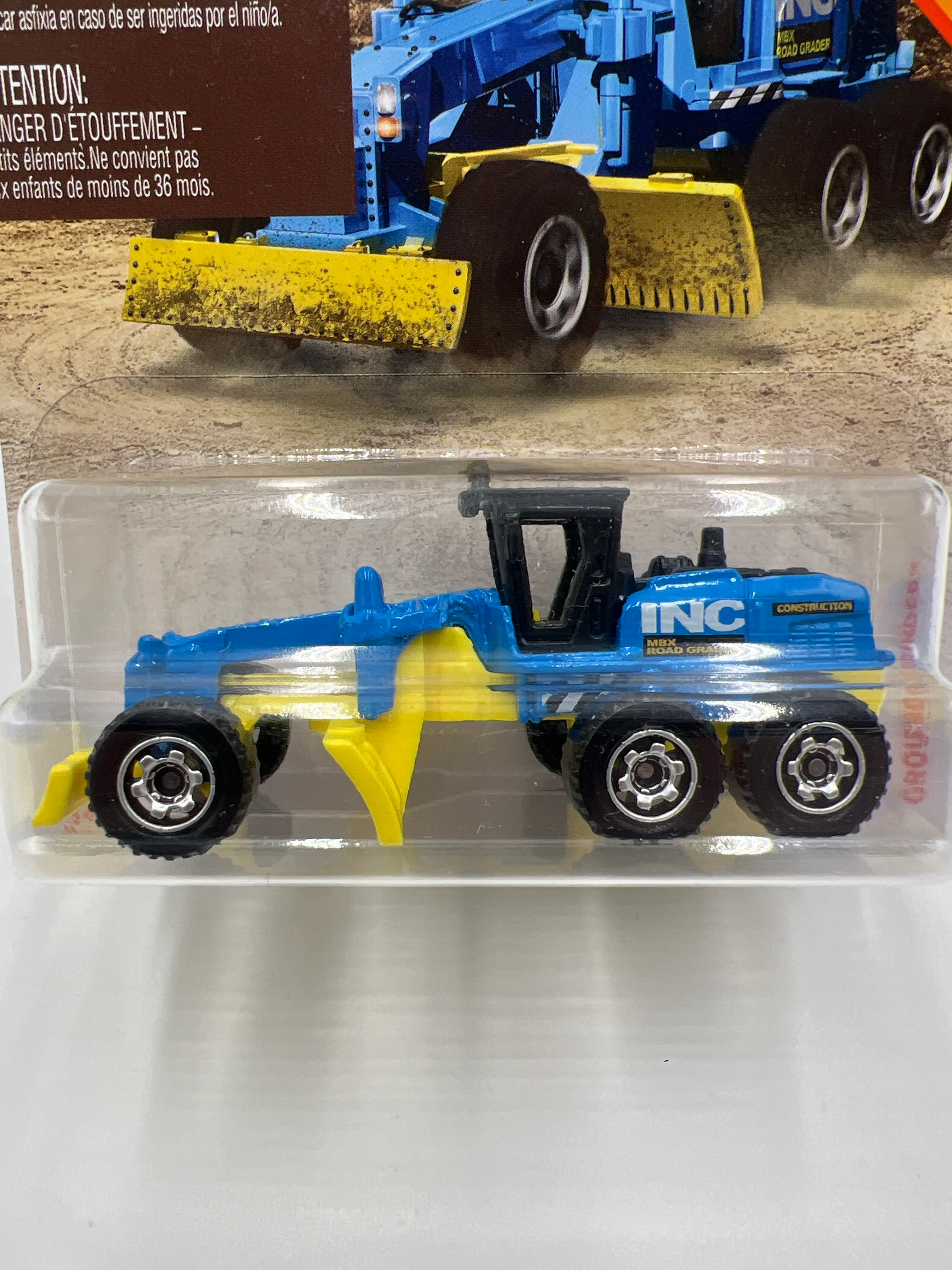 Matchbox MBX Construction #39 Ground Grinder INC Blue 209H - Image 3