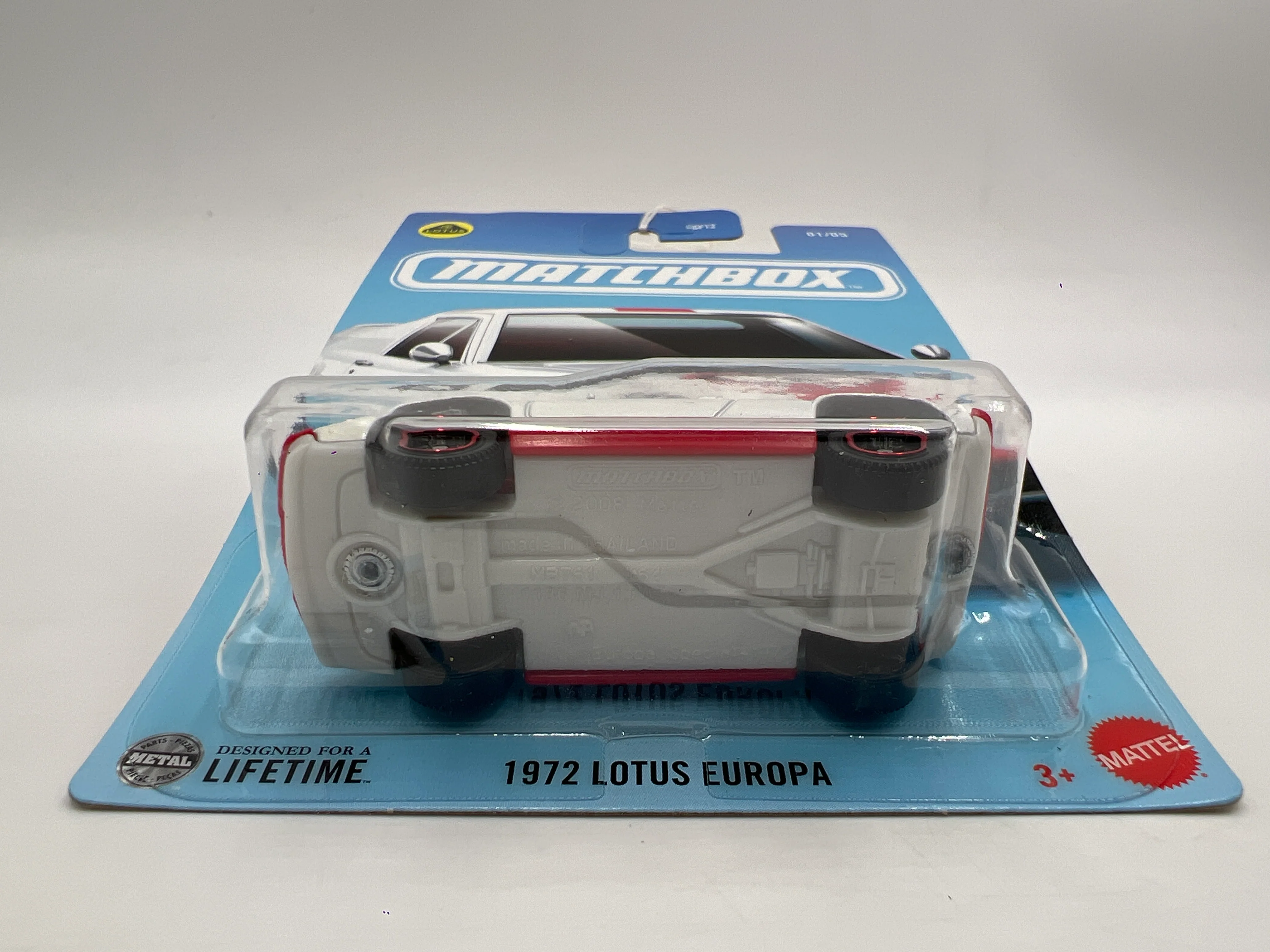2025 Matchbox Themed Sports Cars #1 1972 Lotus Europa White 156N - Image 5