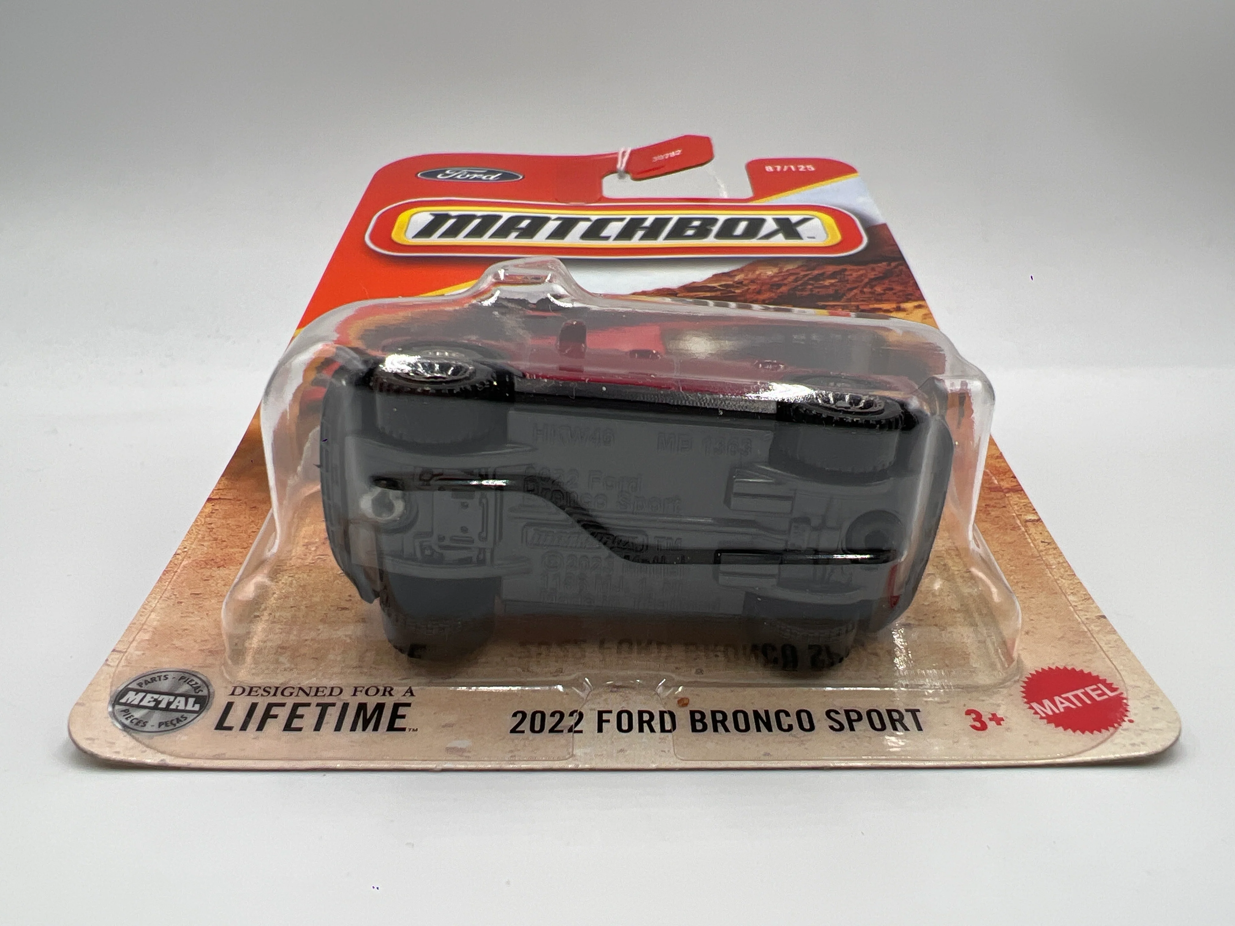 2025 Matchbox #87 2022 Ford Bronco Sport Red 215D - Image 6