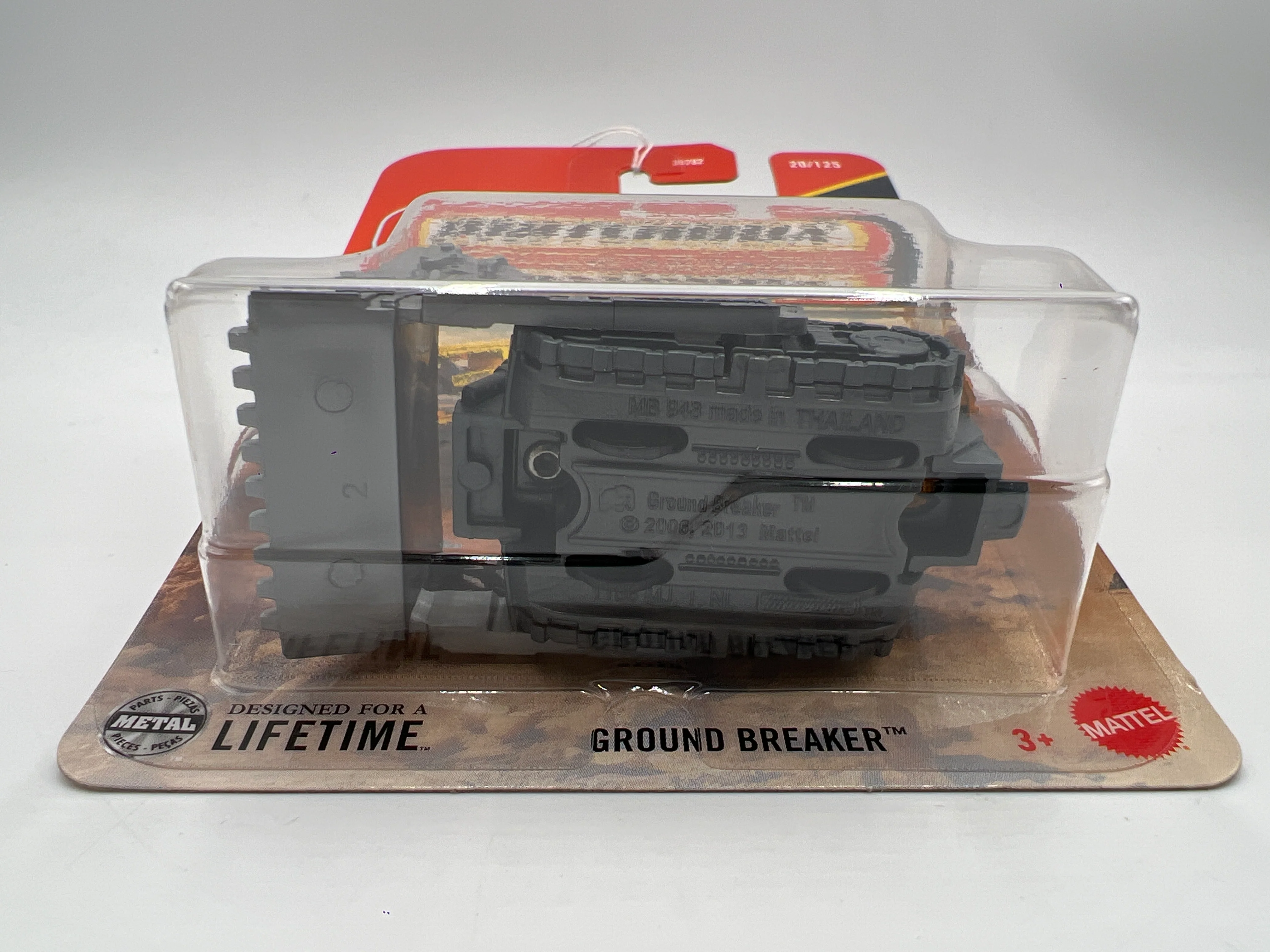 2025 Matchbox #20 Ground Breaker Yellow 214B - Image 6