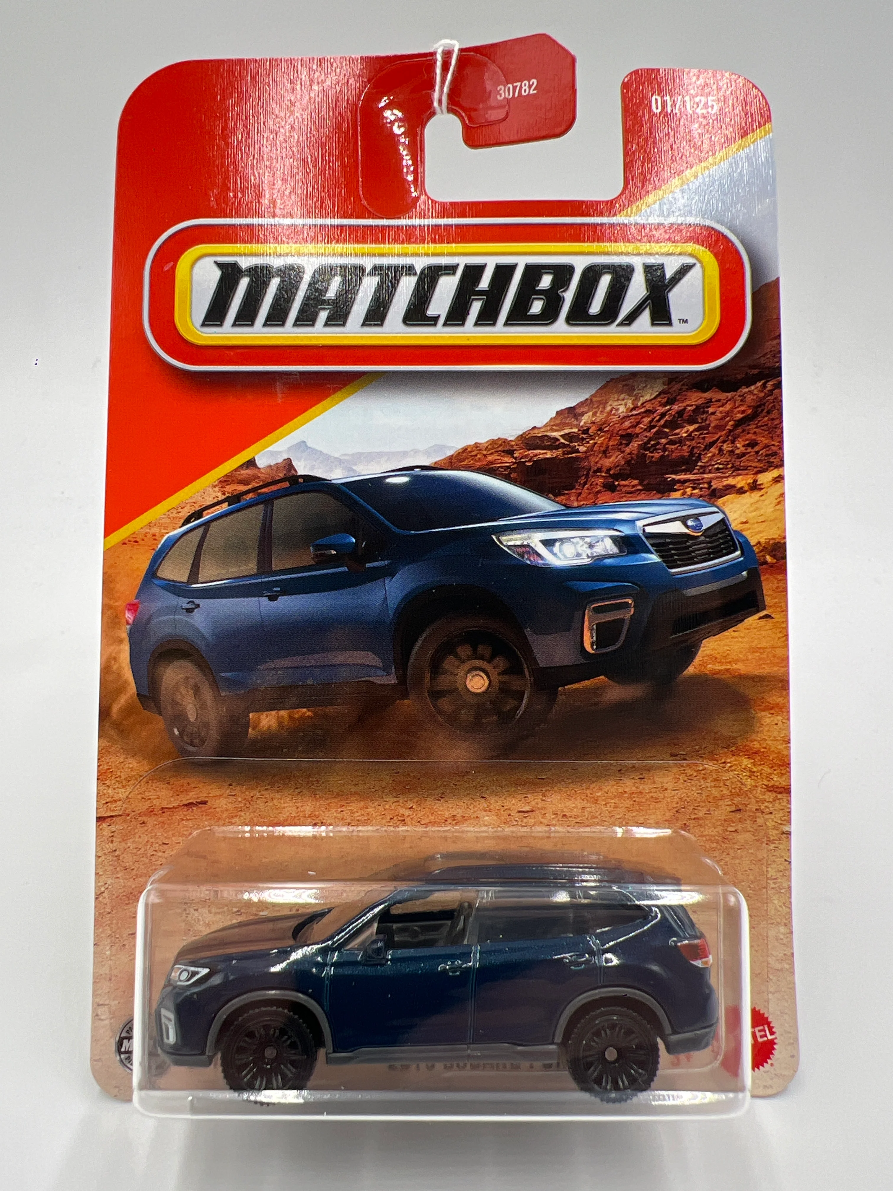 2025 Matchbox #1 2019 Subaru Forester Dark Blue 213Q - Image 2