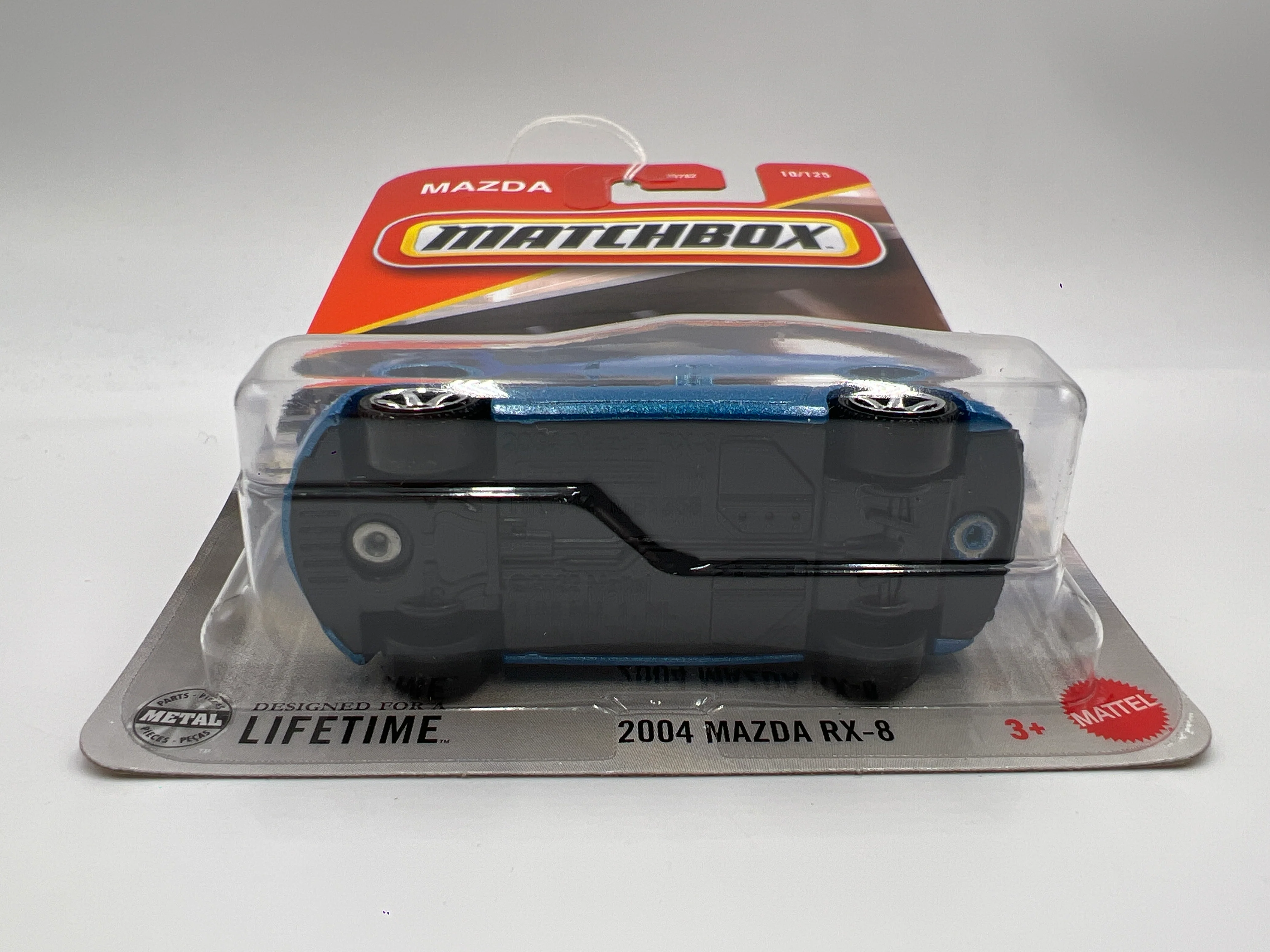 2025 Matchbox #10 2004 Mazda RX-8 Blue 215E - Image 6