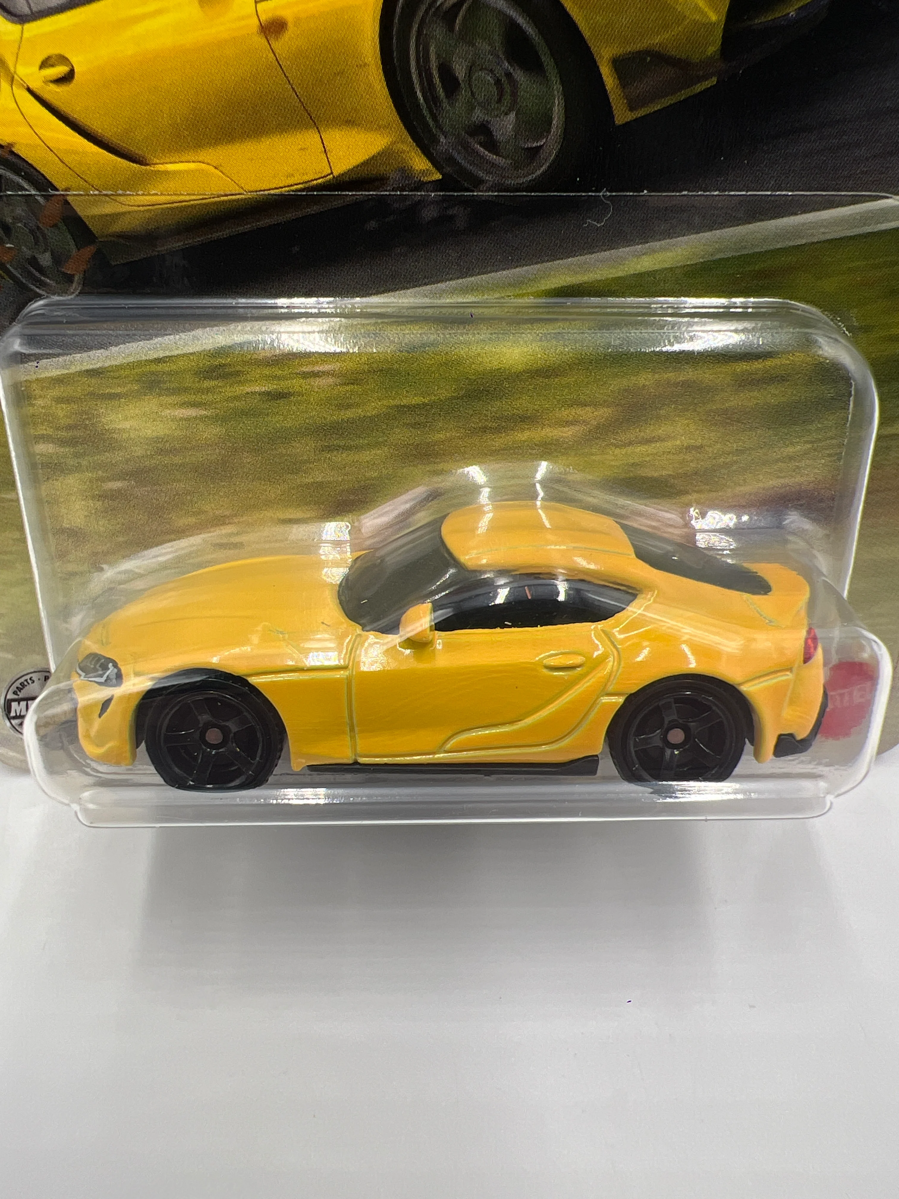 2025 Matchbox #43 2023 Toyota GR Supra Yellow 214i - Image 2