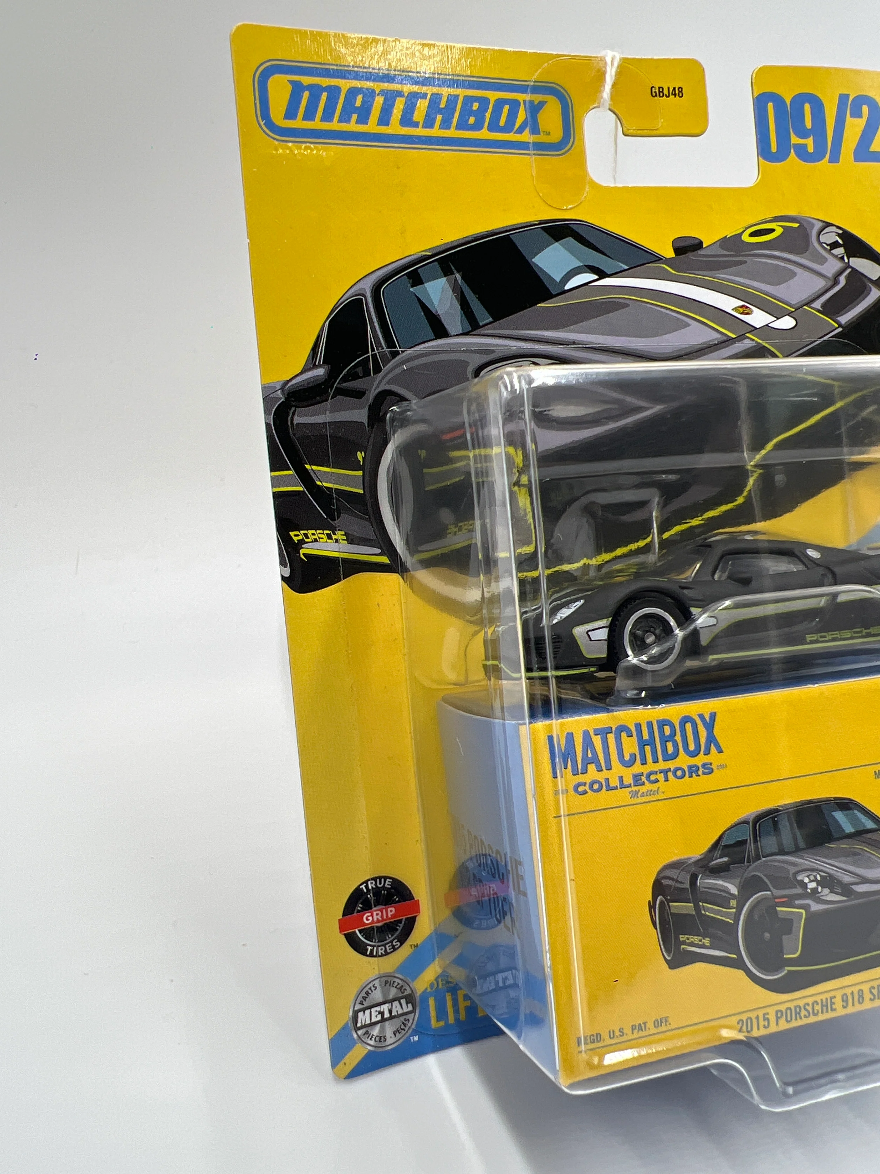 2025 Matchbox Collectors #9 2015 Porsche 918 Spyder Black 169A - Image 4