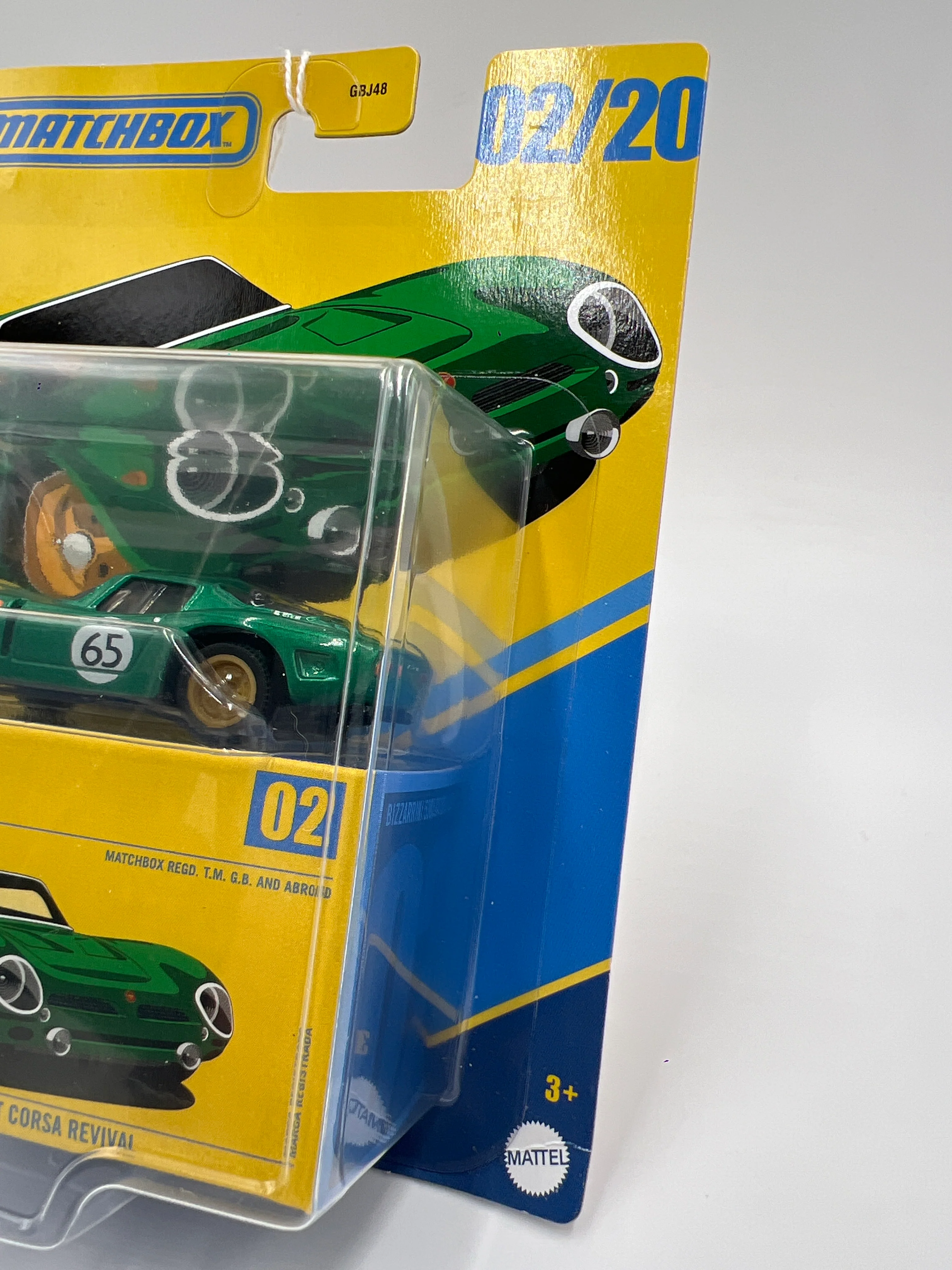 2025 Matchbox Collectors #2 Bizzarrini 5300 GT Corsa Revival Green 166D - Image 4