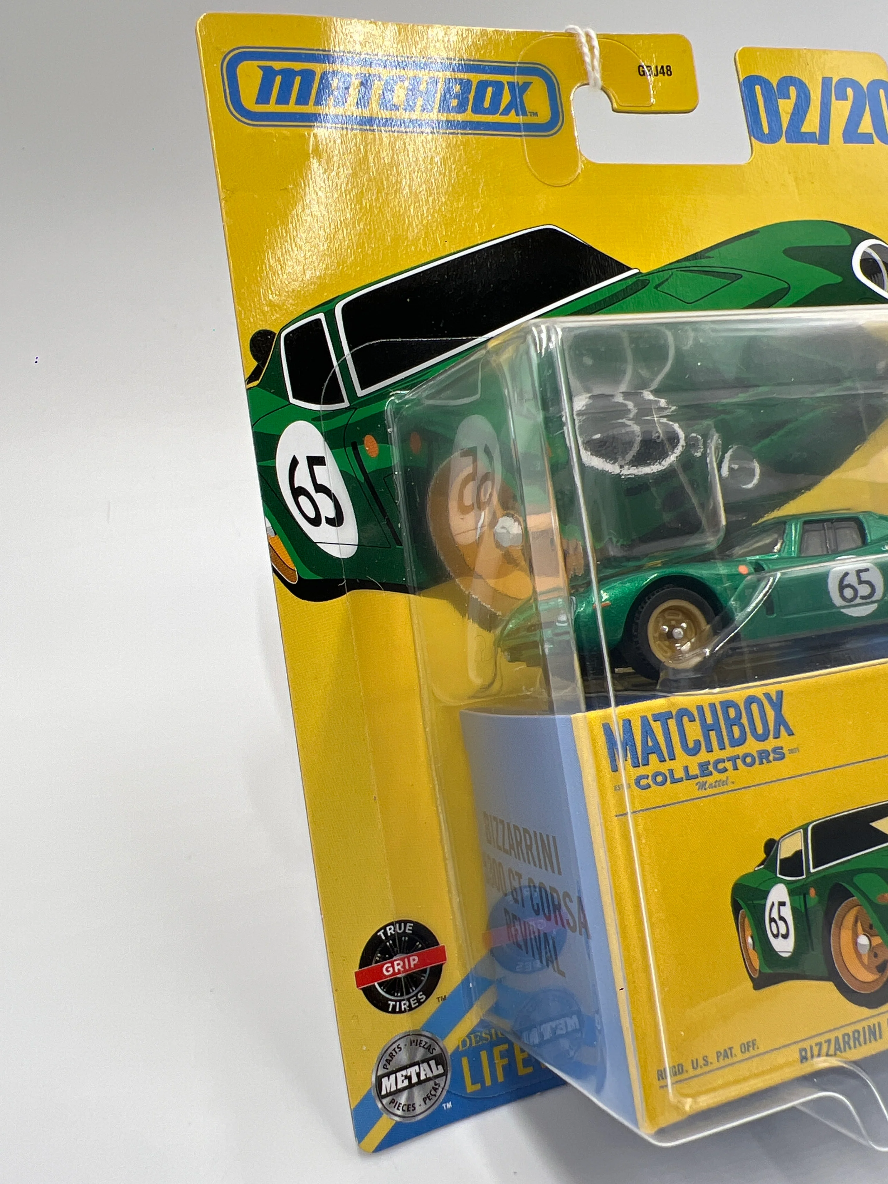2025 Matchbox Collectors #2 Bizzarrini 5300 GT Corsa Revival Green 166D - Image 5