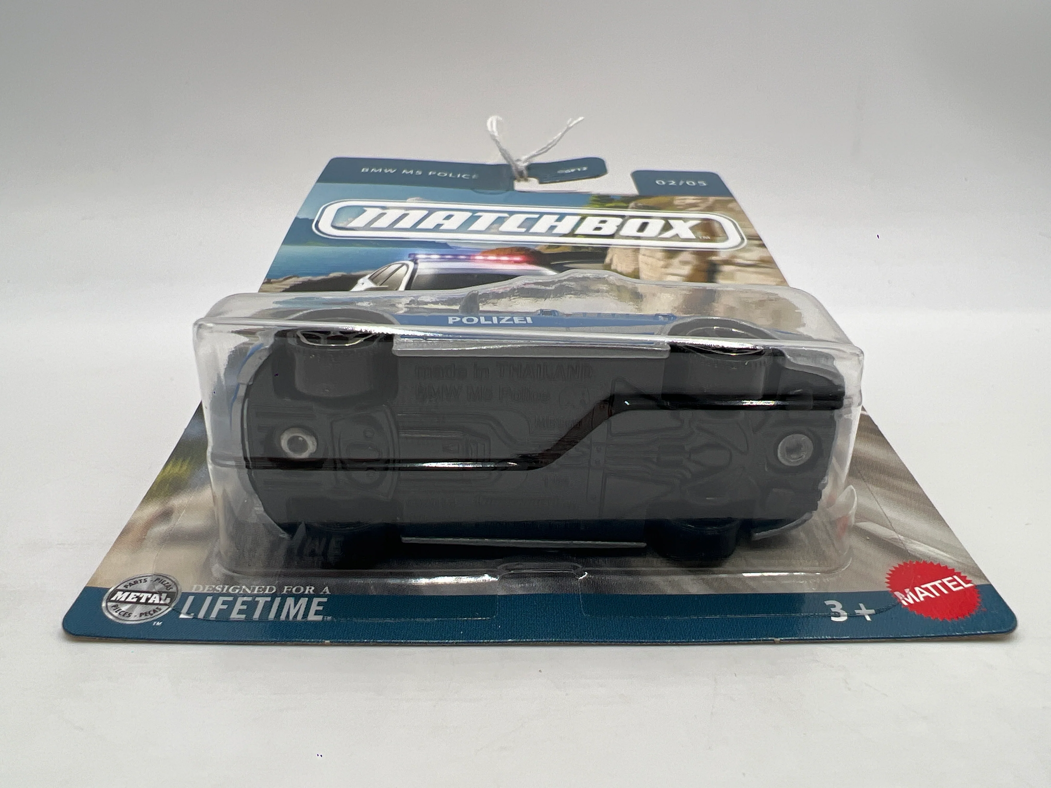 2025 Matchbox Germany Series #2 BMW M5 Police Silver 162B - Image 5