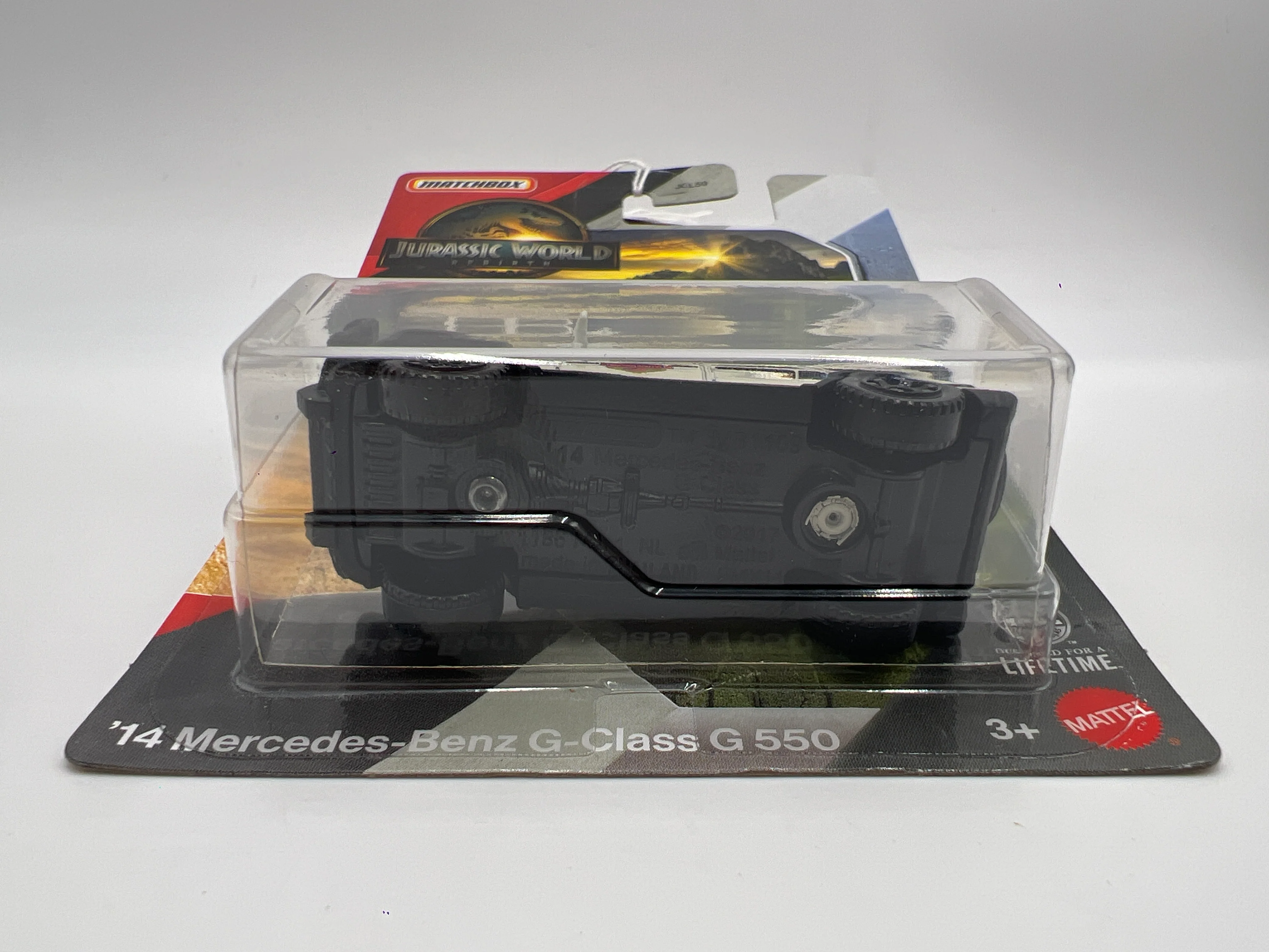 2025 Matchbox Jurassic World Rebirth 14 Mercedes-Benz G-Class G 550 White 161E - Image 5