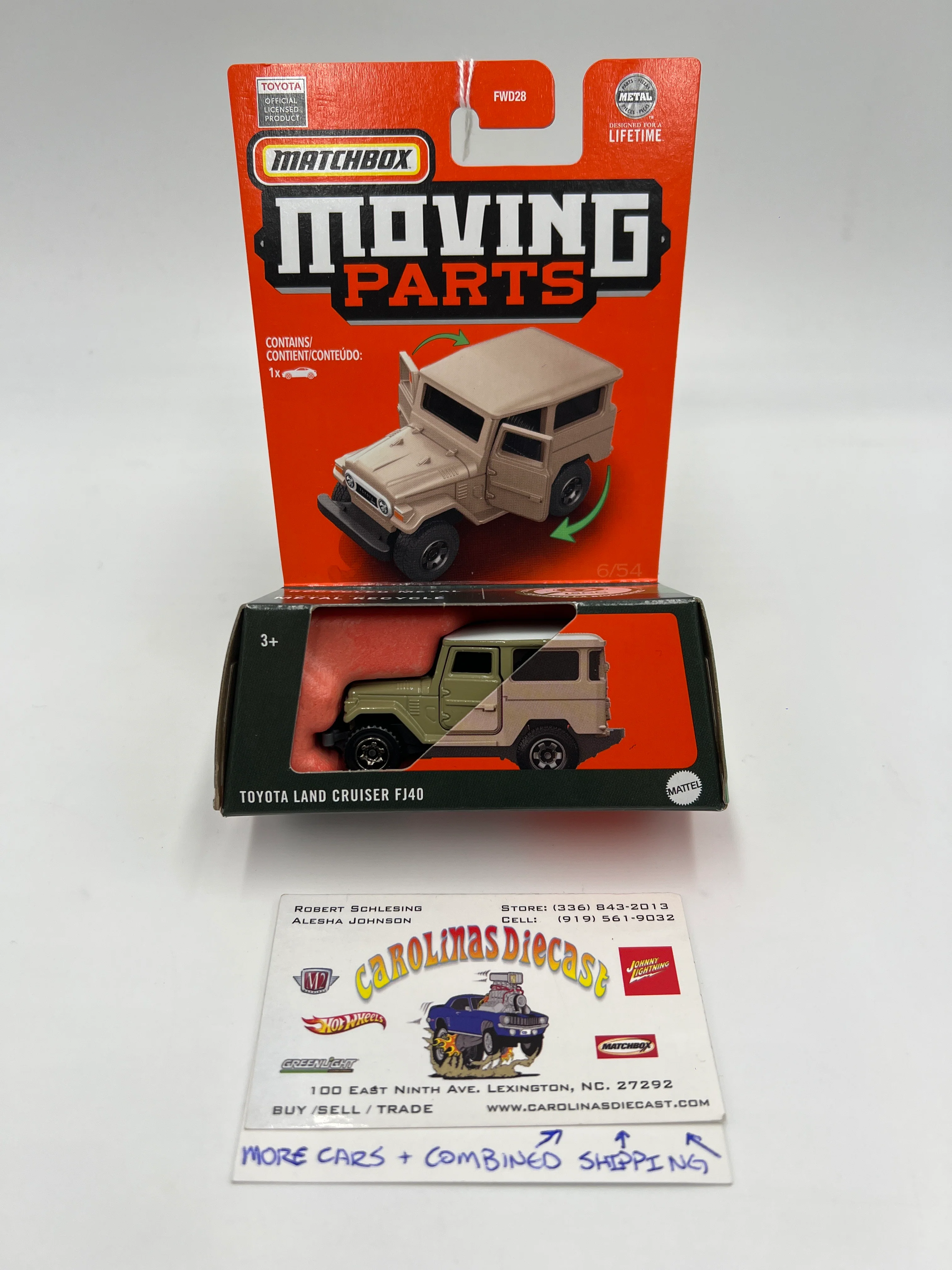 Matchbox Moving Parts #6 Toyota Land Cruiser FJ40 Tan 170H
