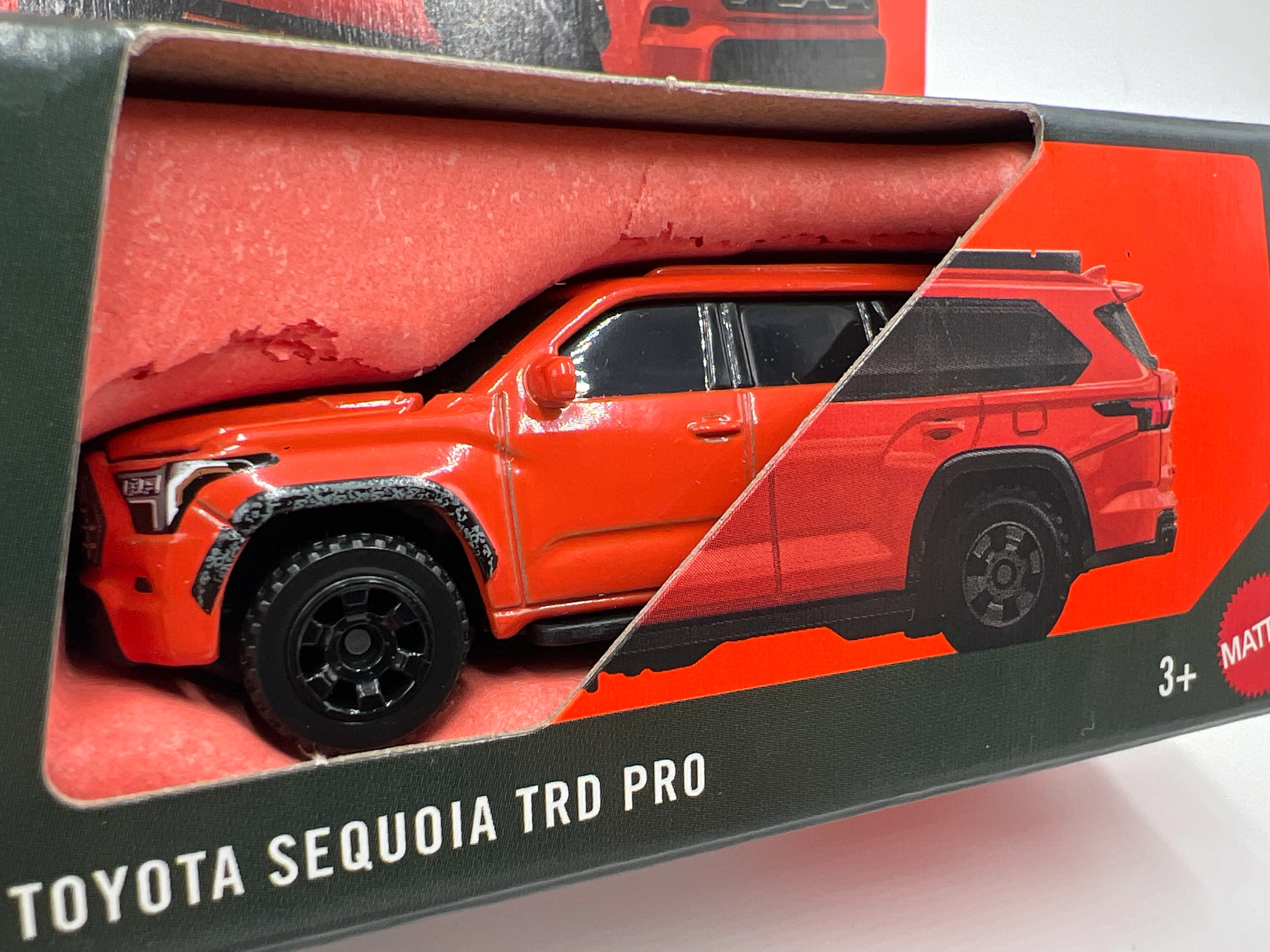 2025 Matchbox Moving Parts #29 2024 Toyota Sequoia TRD Pro Orange 167G - Image 2
