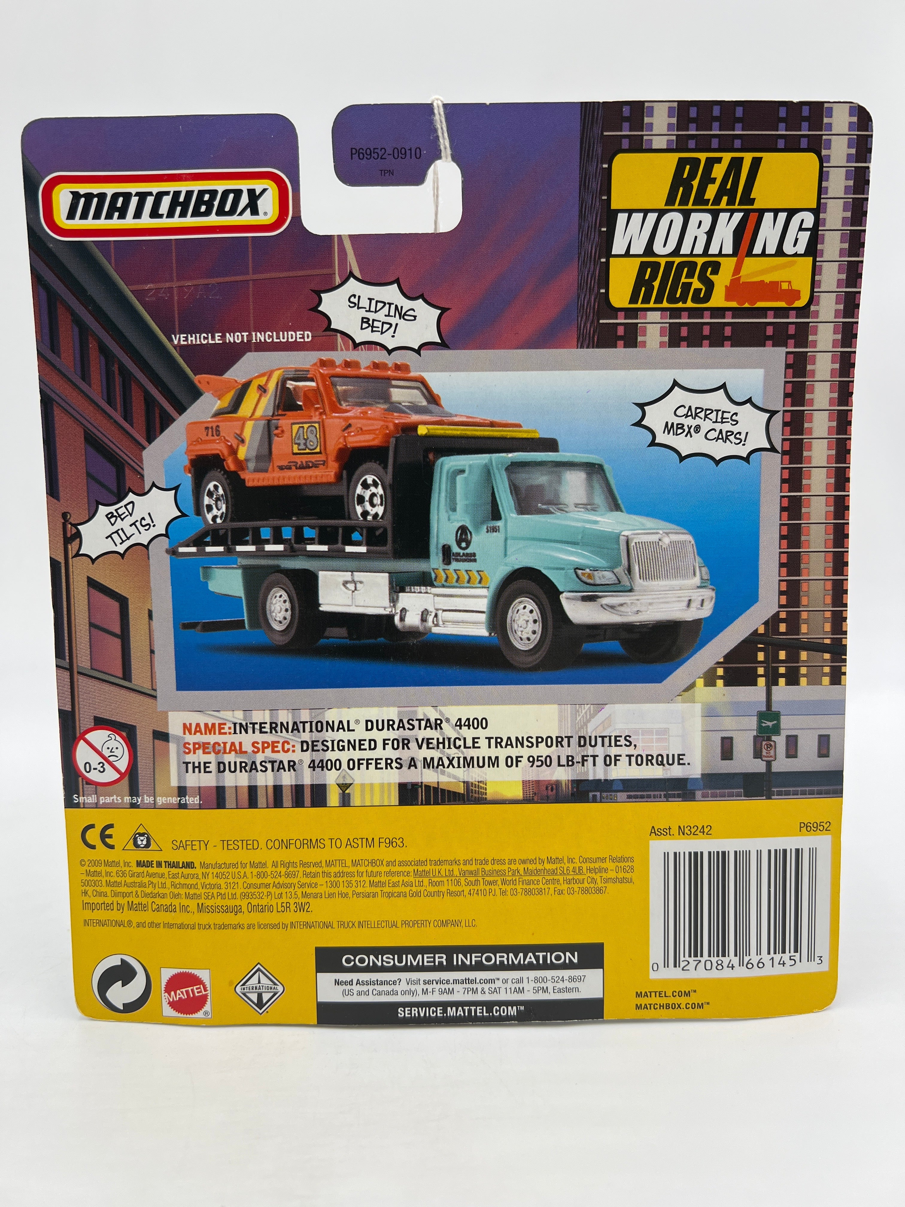 Matchbox Real Working Rigs International Durastar 4400 Blue 170B - Image 6