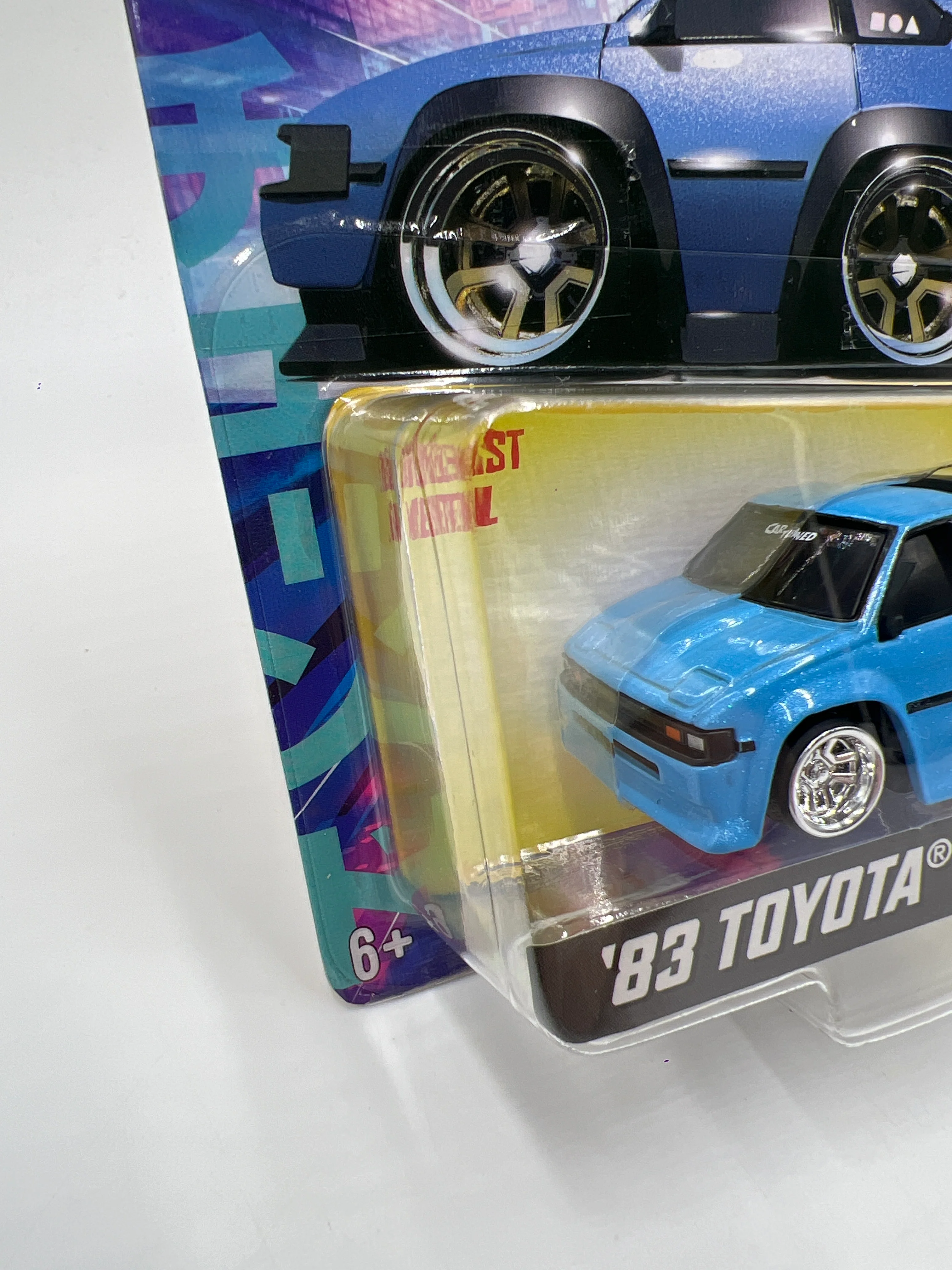 2025 MGA Car Tuned JDM Series 2 #3 83 Toyota Celica Blue 178L - Image 4