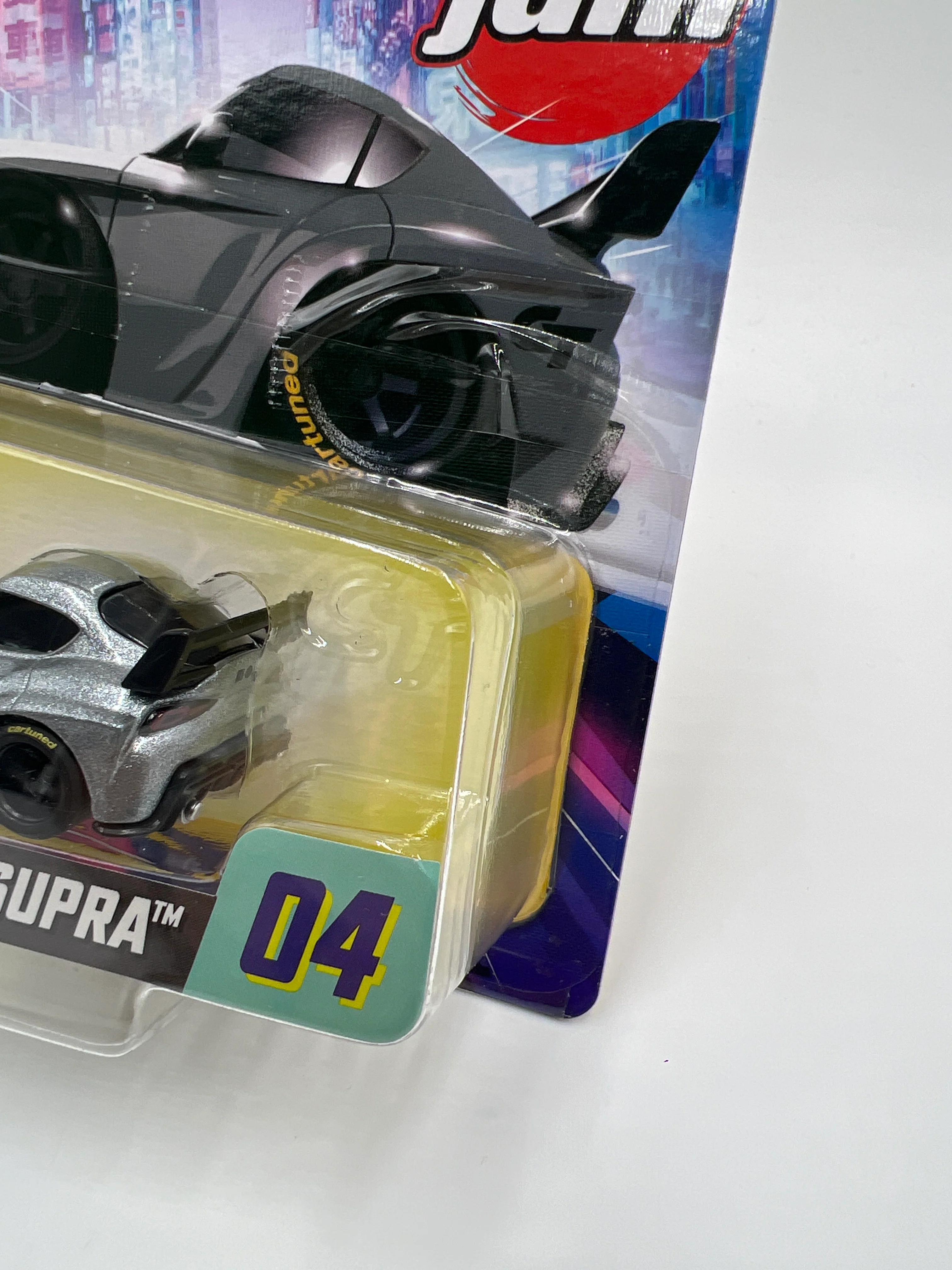 2025 MGA Car Tuned JDM Series 2 #4 22 Toyota GR Supra Silver 178M - Image 3