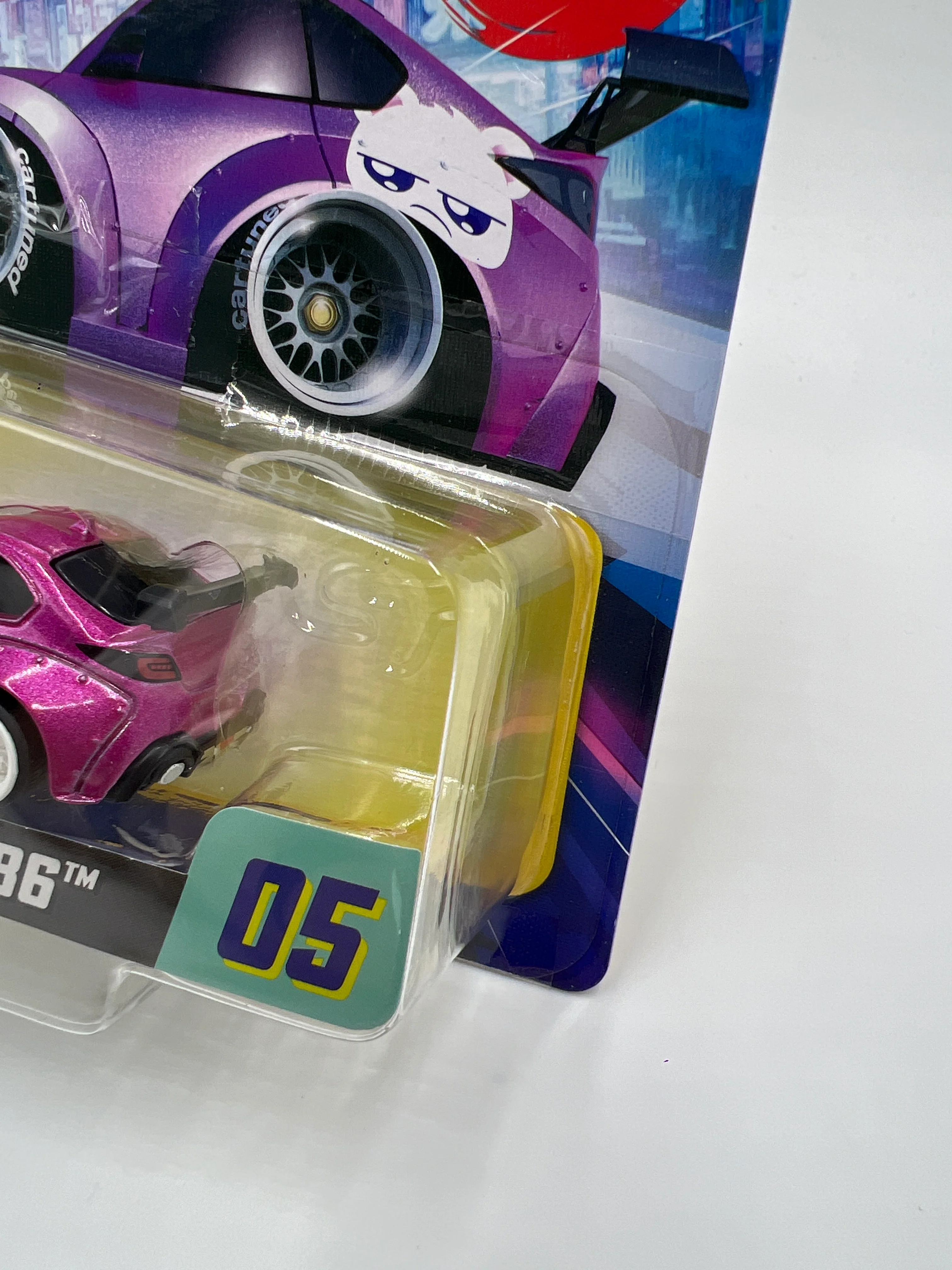 2025 MGA Car Tuned JDM Series 2 #5 22 Toyota GR86 Pink 178N - Image 3