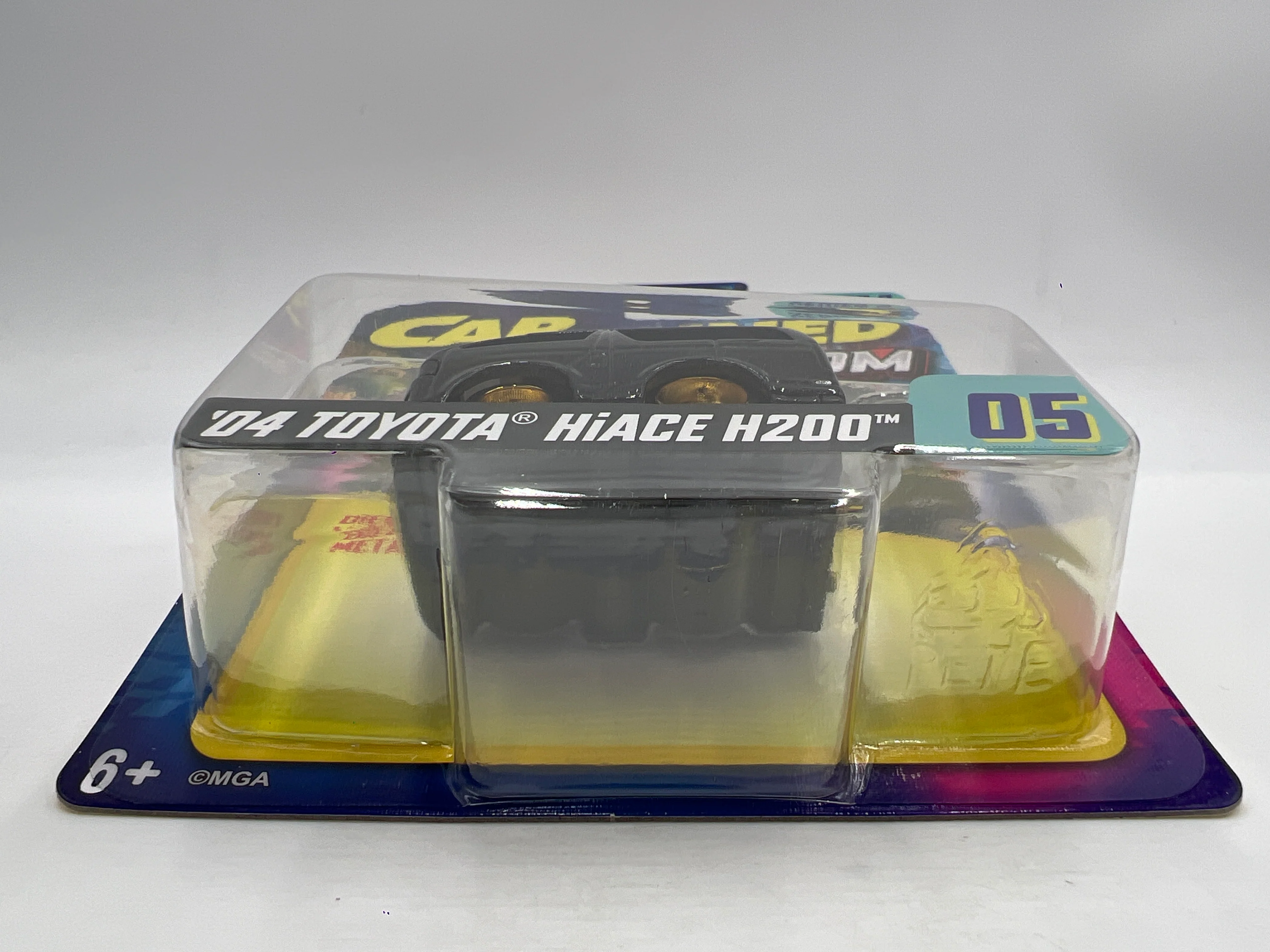 2025 MGA Car Tuned JDM Series 3 #5 04 Toyota HiAce H200 Black 182E - Image 5