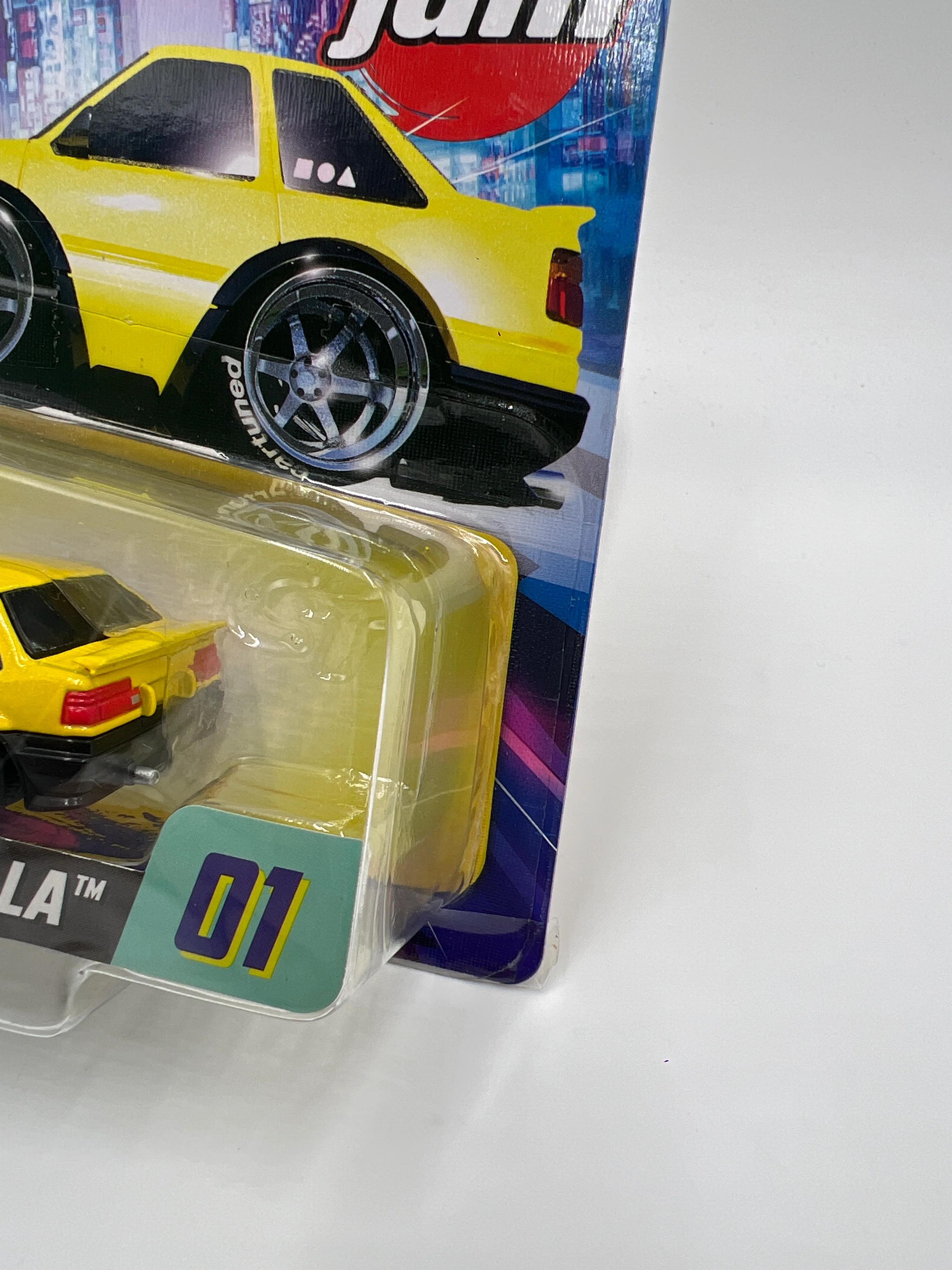 2025 MGA Car Tuned JDM Series 2 #1 85 Toyota Corolla Yellow 178J - Image 3
