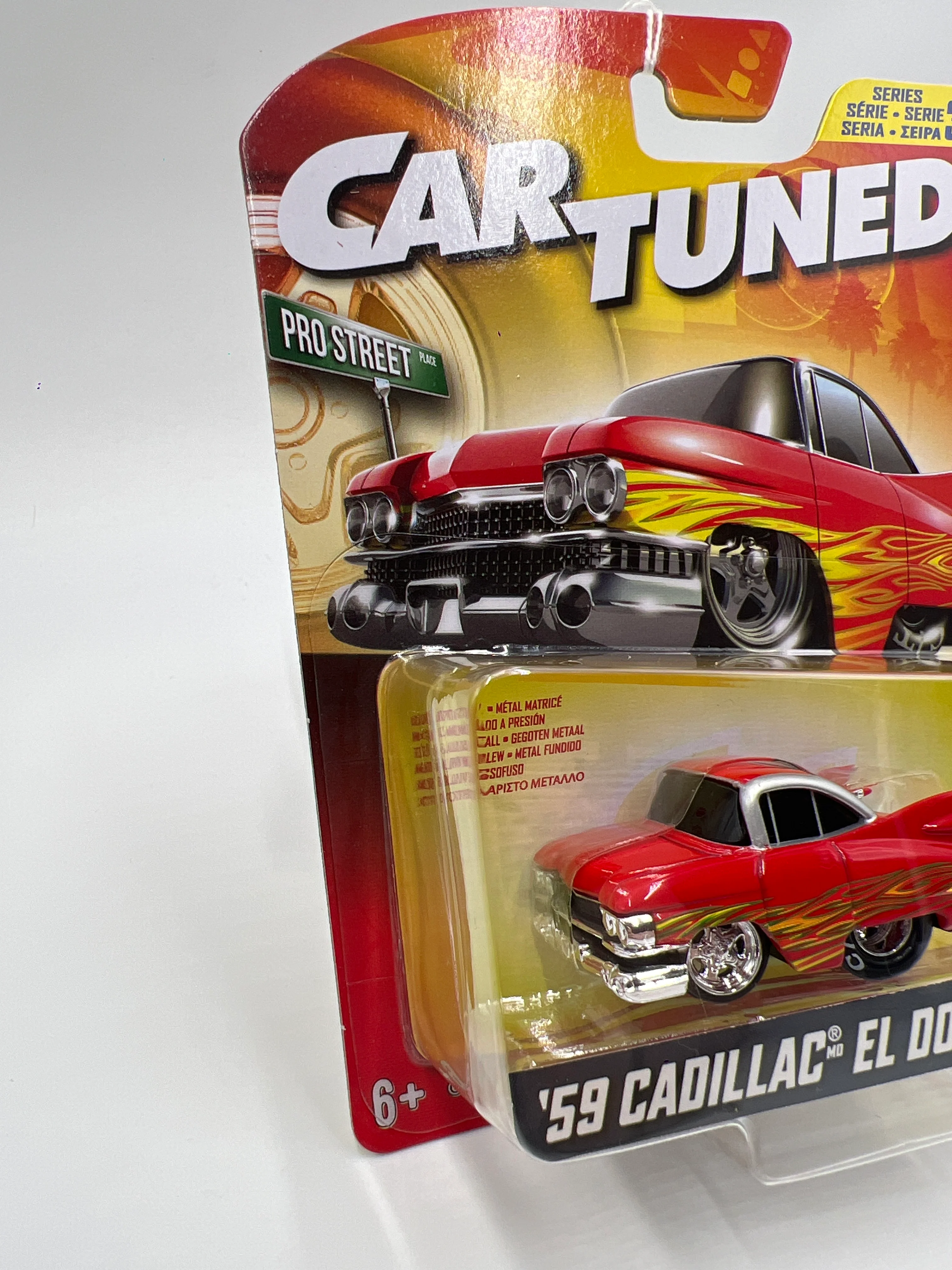 2025 MGA Car Tuned Series 3 #8 59 Cadillac El Dorado Red 179H - Image 4