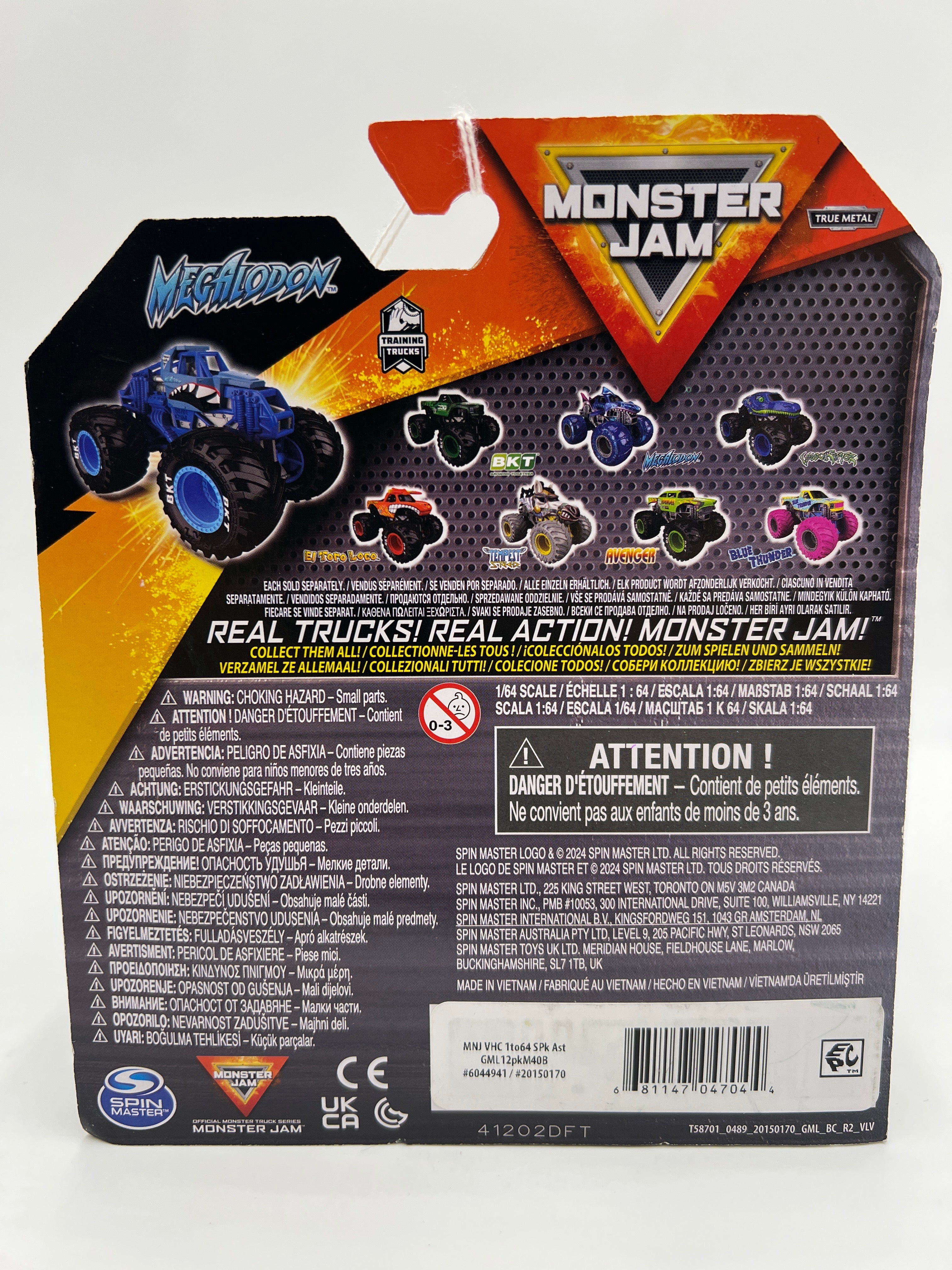 2025 Monster Jam Series 40 CHASE Training Trucks Megalodon - Image 5