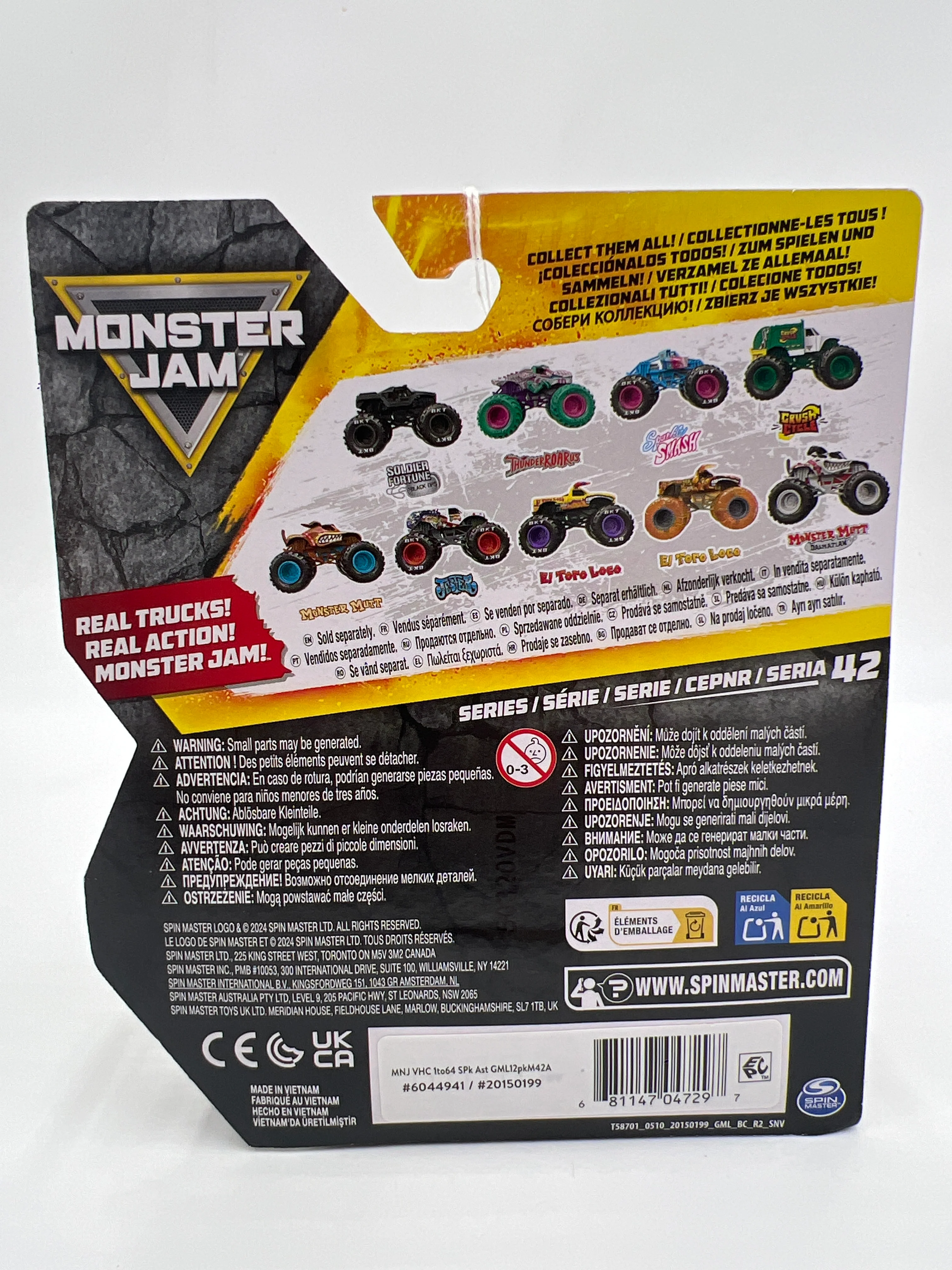 2025 Monster Jam Series 42 On The Job Crush Cycle 129B - Image 6