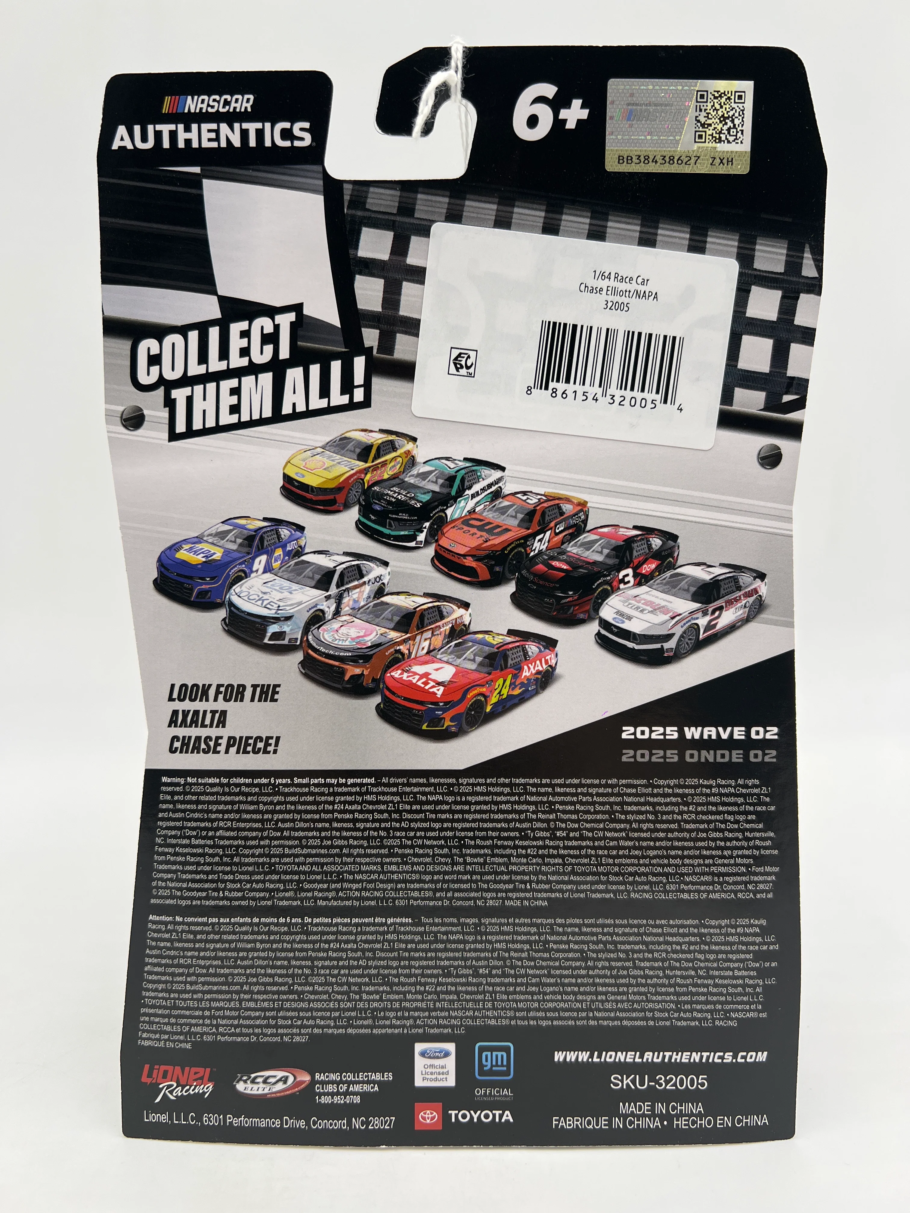 2025 Nascar Authentics Wave 2 Chase Elliott Napa #9 SR - Image 6
