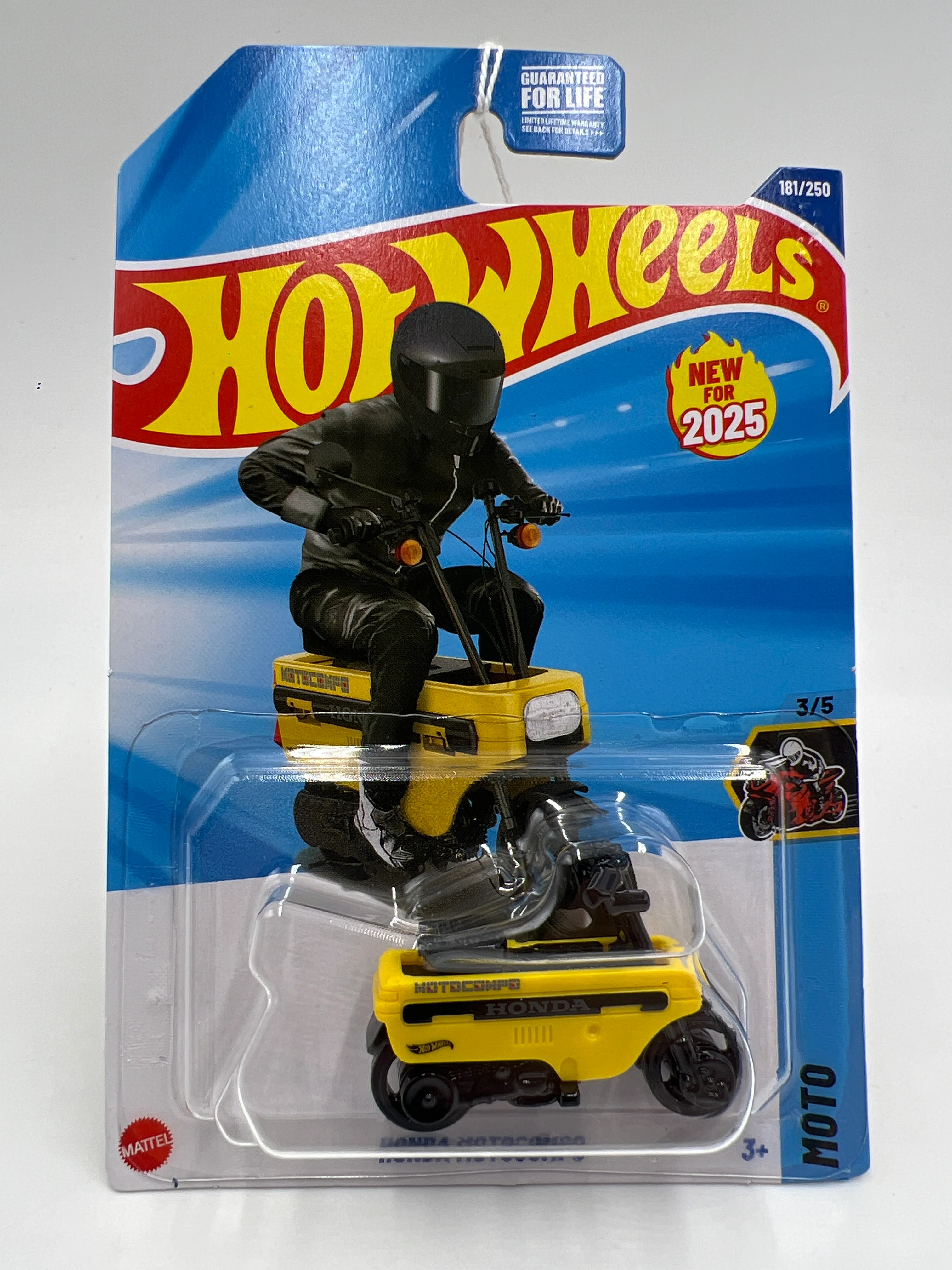 2026 Hot Wheels A Case Moto #181 Honda Motocompo Yellow 76H