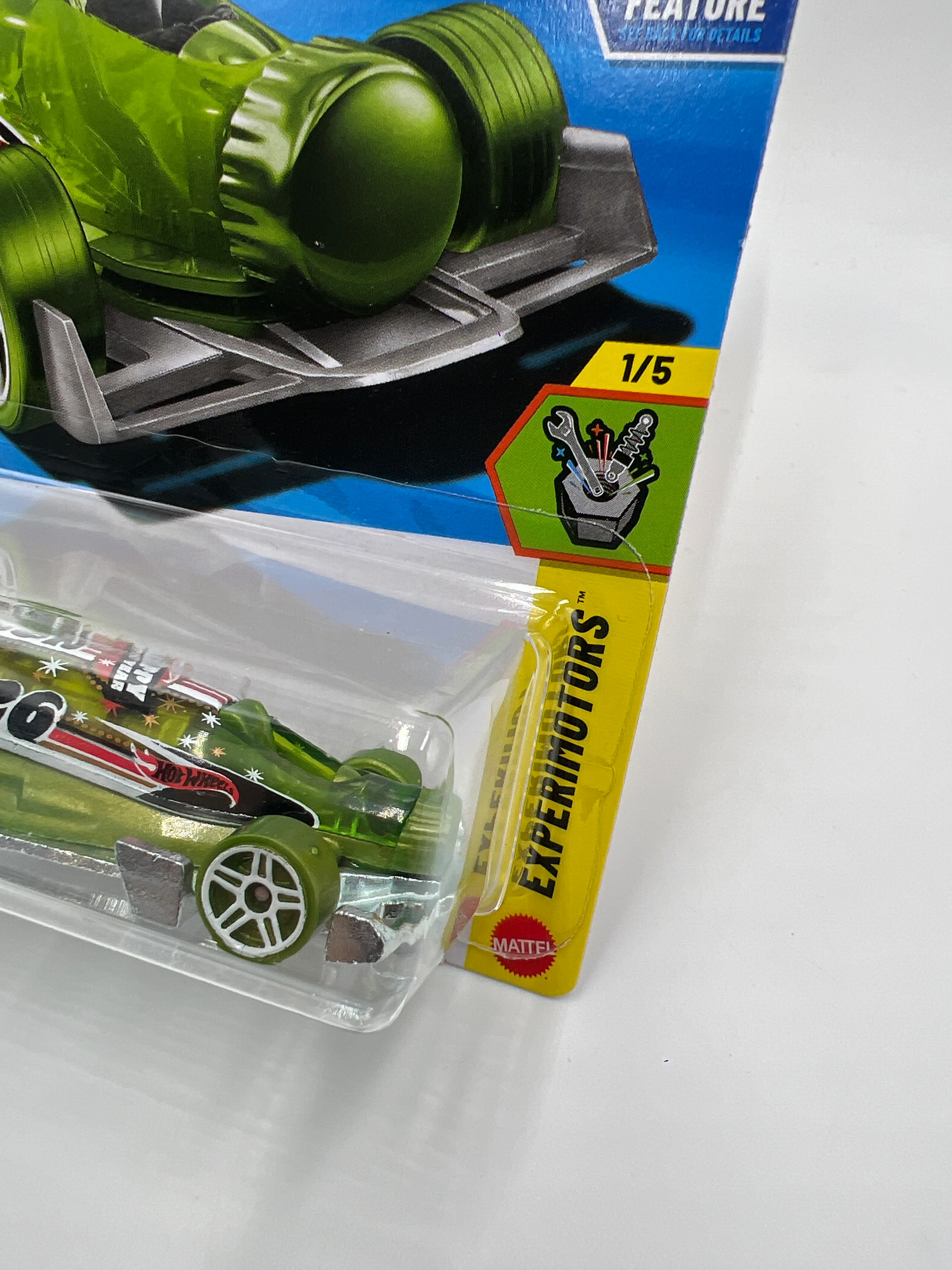 2026 Hot Wheels A Case Experimotors #12 Happy New Year Carbonator Green 112H - Image 3