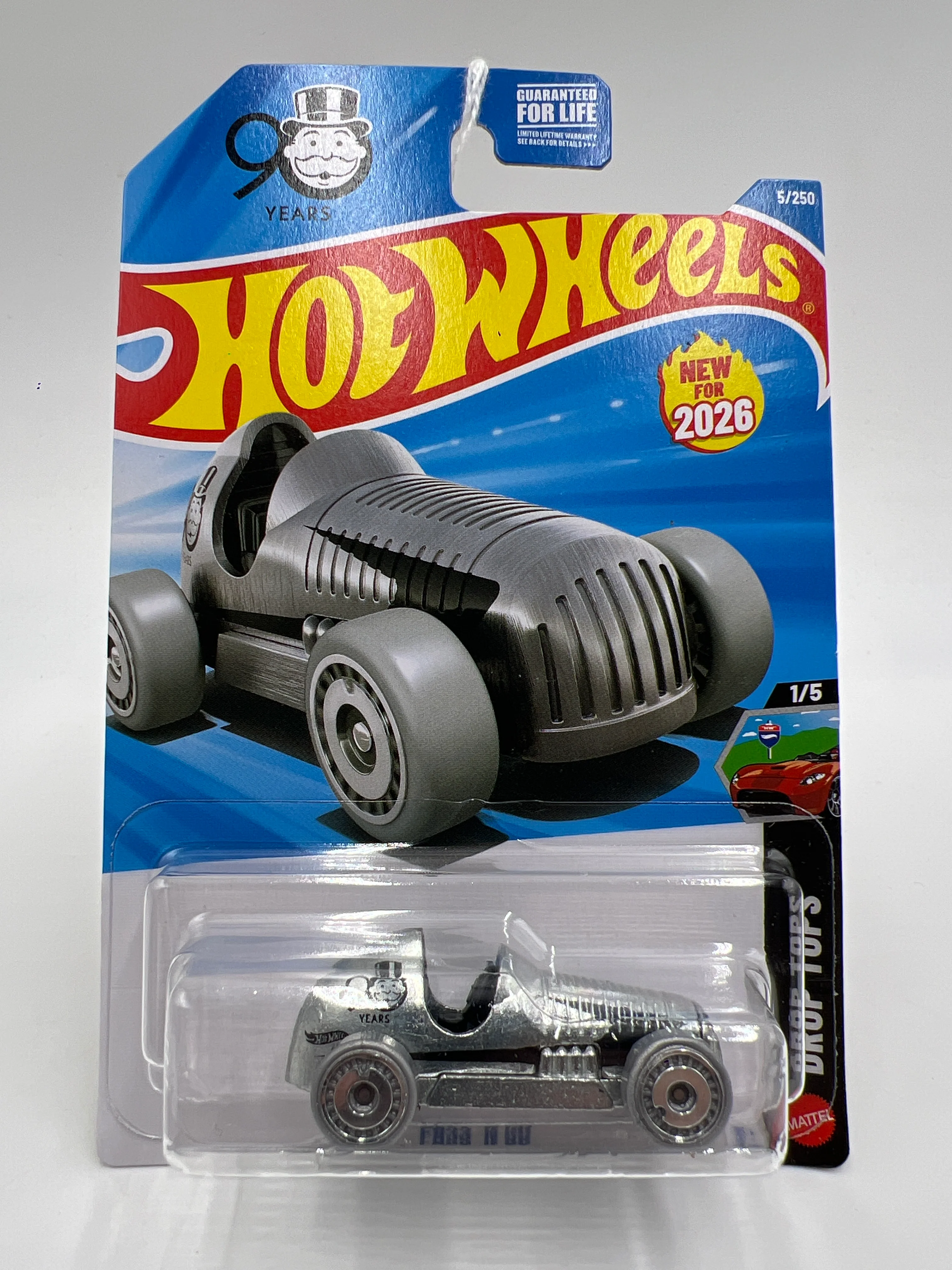 2026 Hot Wheels A Case Drop Tops #5 Monopoly 90th Anniversary Pass N Go 121F