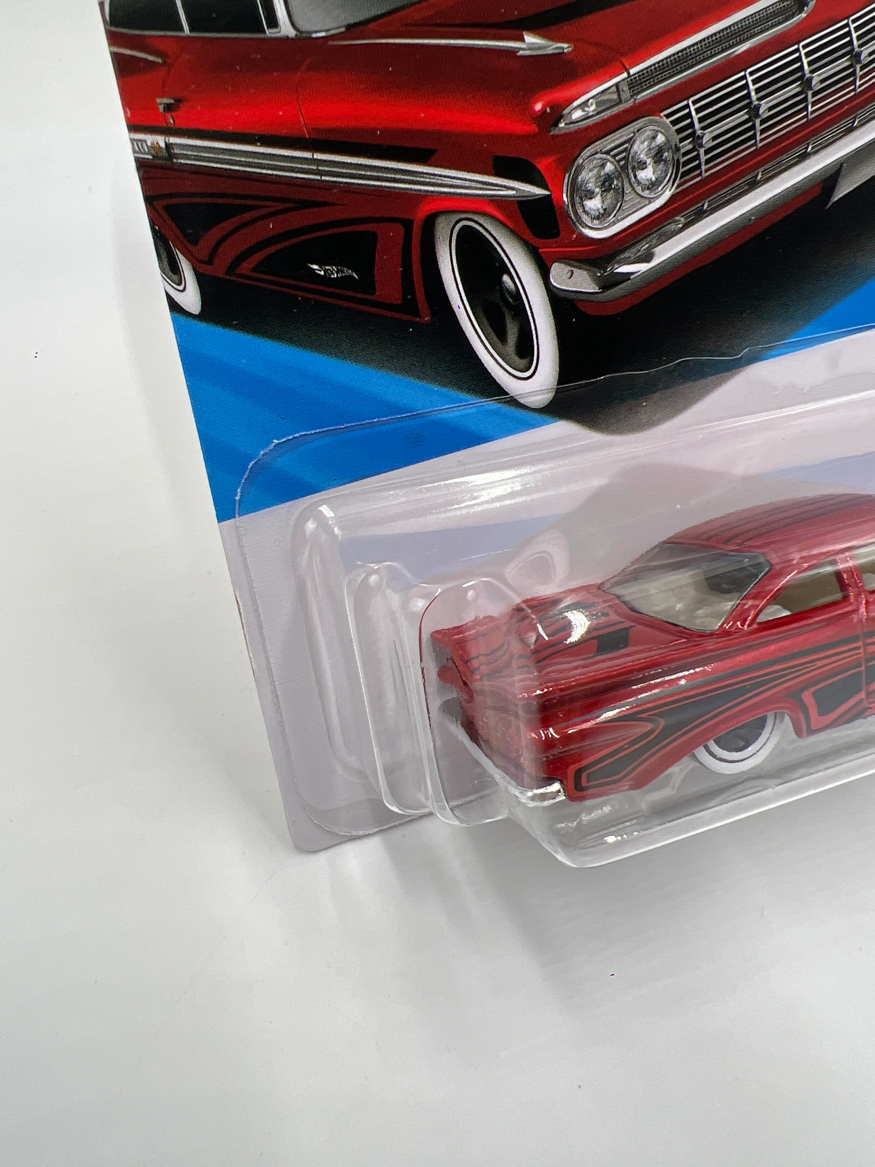 2026 Hot Wheels A Case Layin Low #44 59 Chevy Impala Red 13H - Image 4