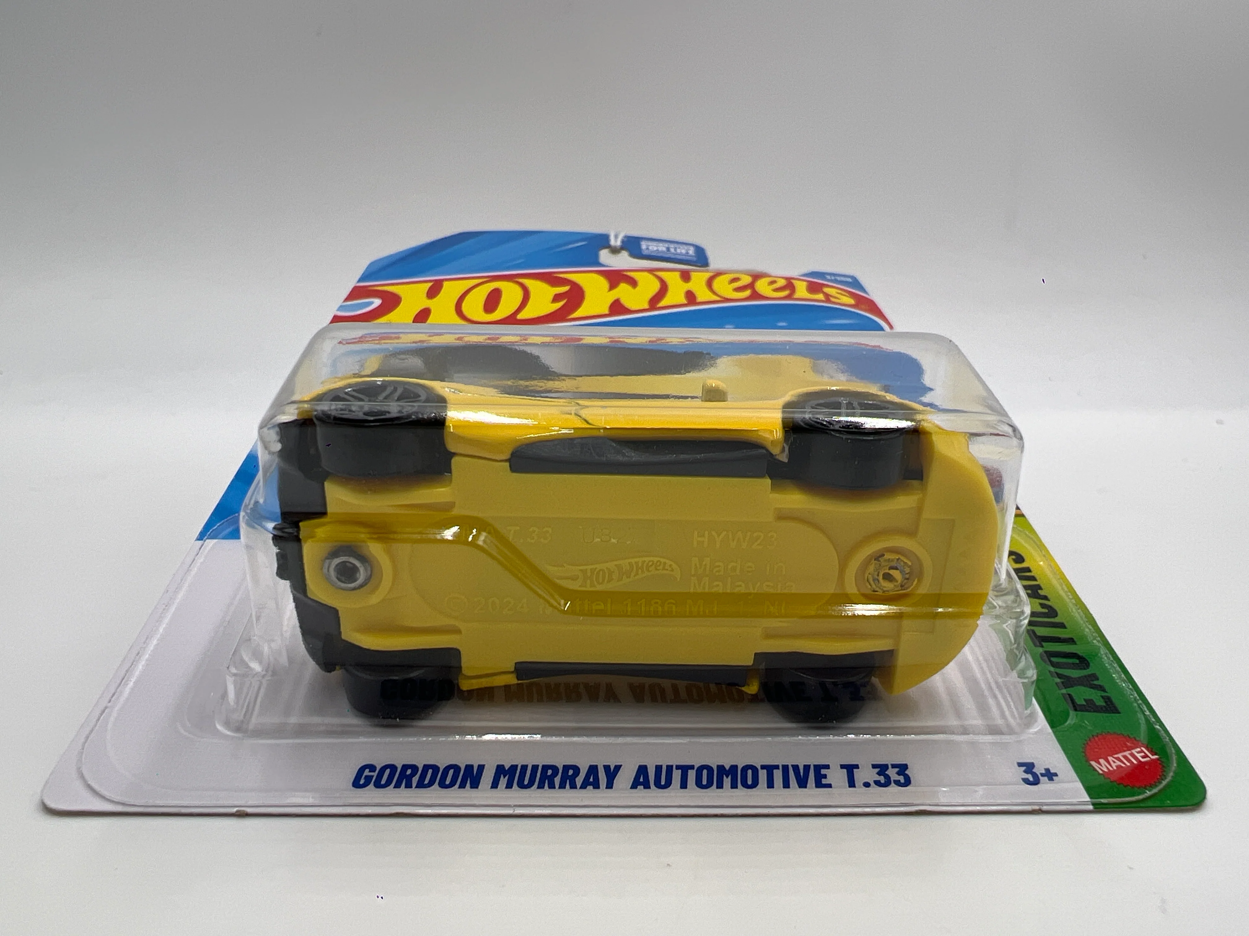 2026 Hot Wheels A Case Exoticars #3 Gordon Murray Automotive T.33 Yellow 68H - Image 5