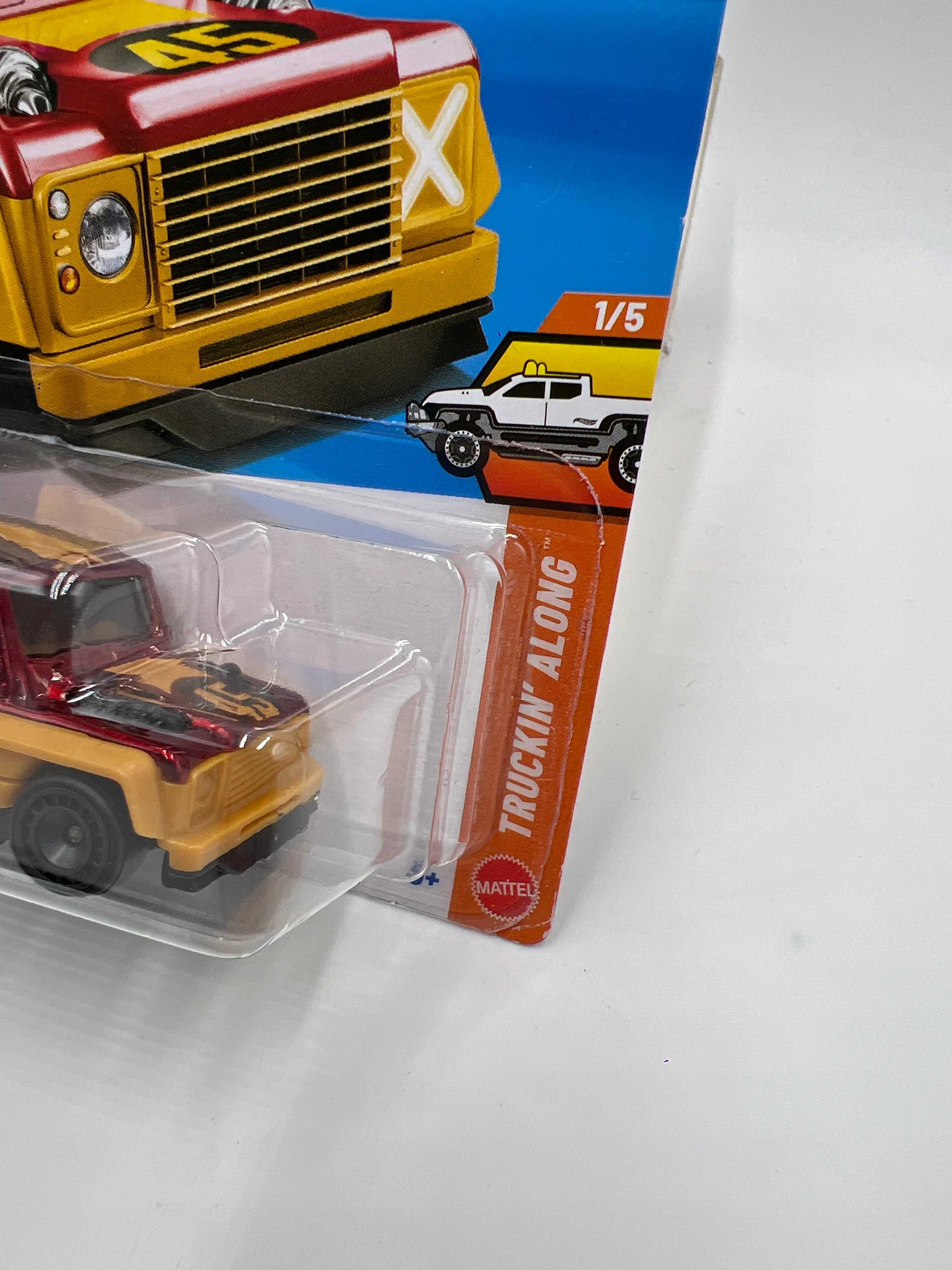 2026 Hot Wheels Super Treasure Hunt #13 Drift-Ender Red W/Protector Cracked Blister - Image 3