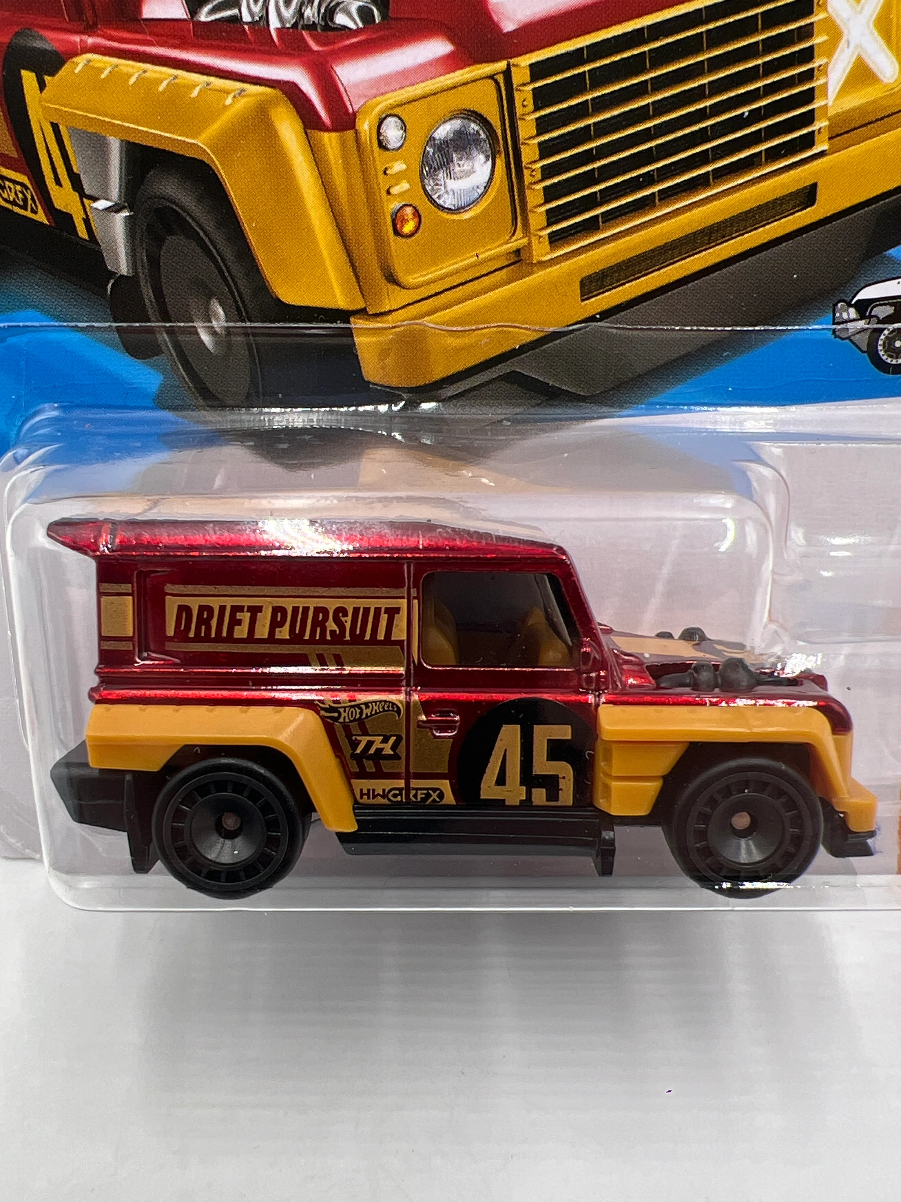 2026 Hot Wheels A Case Super Treasure Hunt #13 Drift-Ender Red W/Protector - Image 2