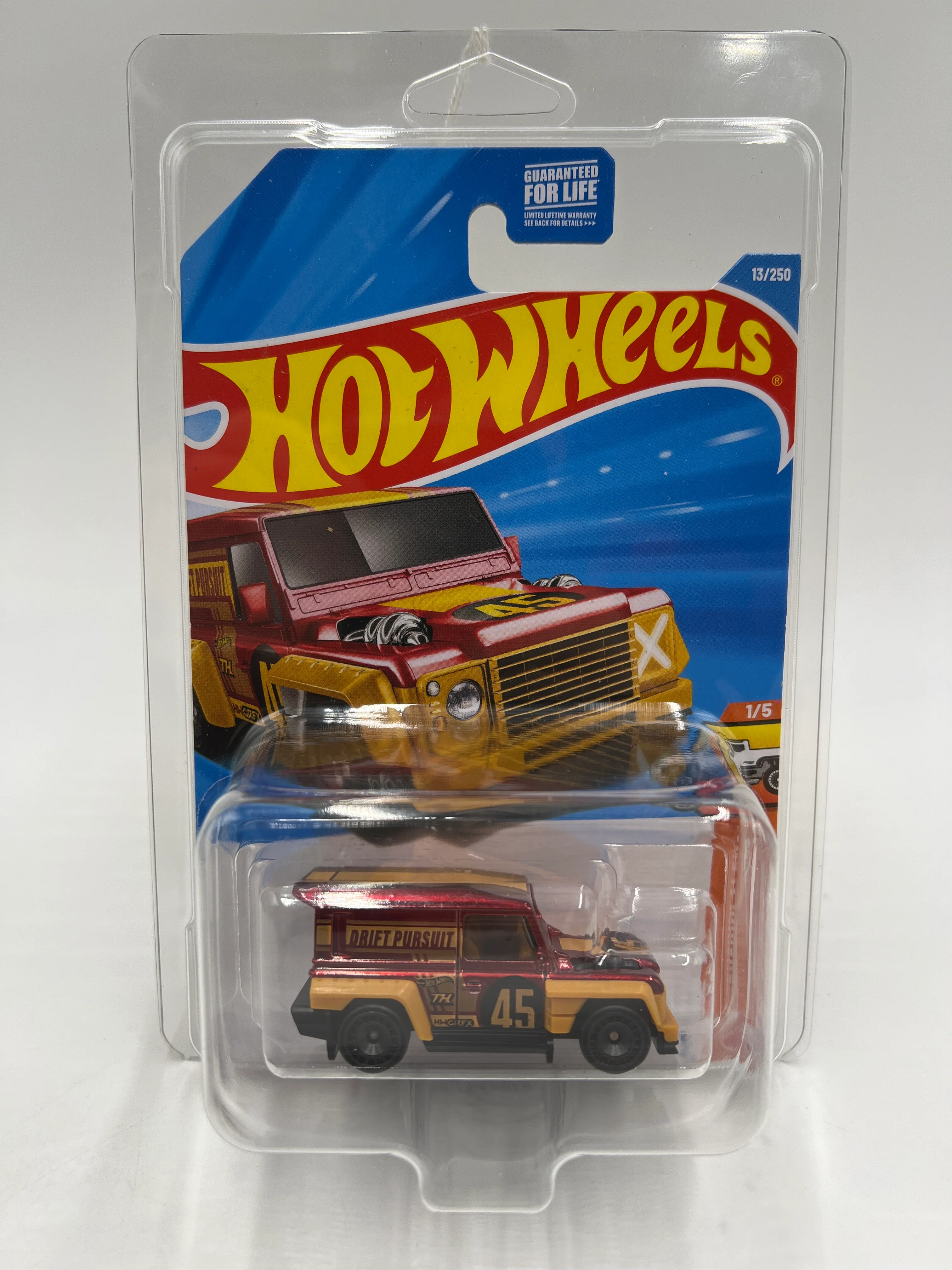 2026 Hot Wheels A Case Super Treasure Hunt #13 Drift-Ender Red W/Protector - Image 7