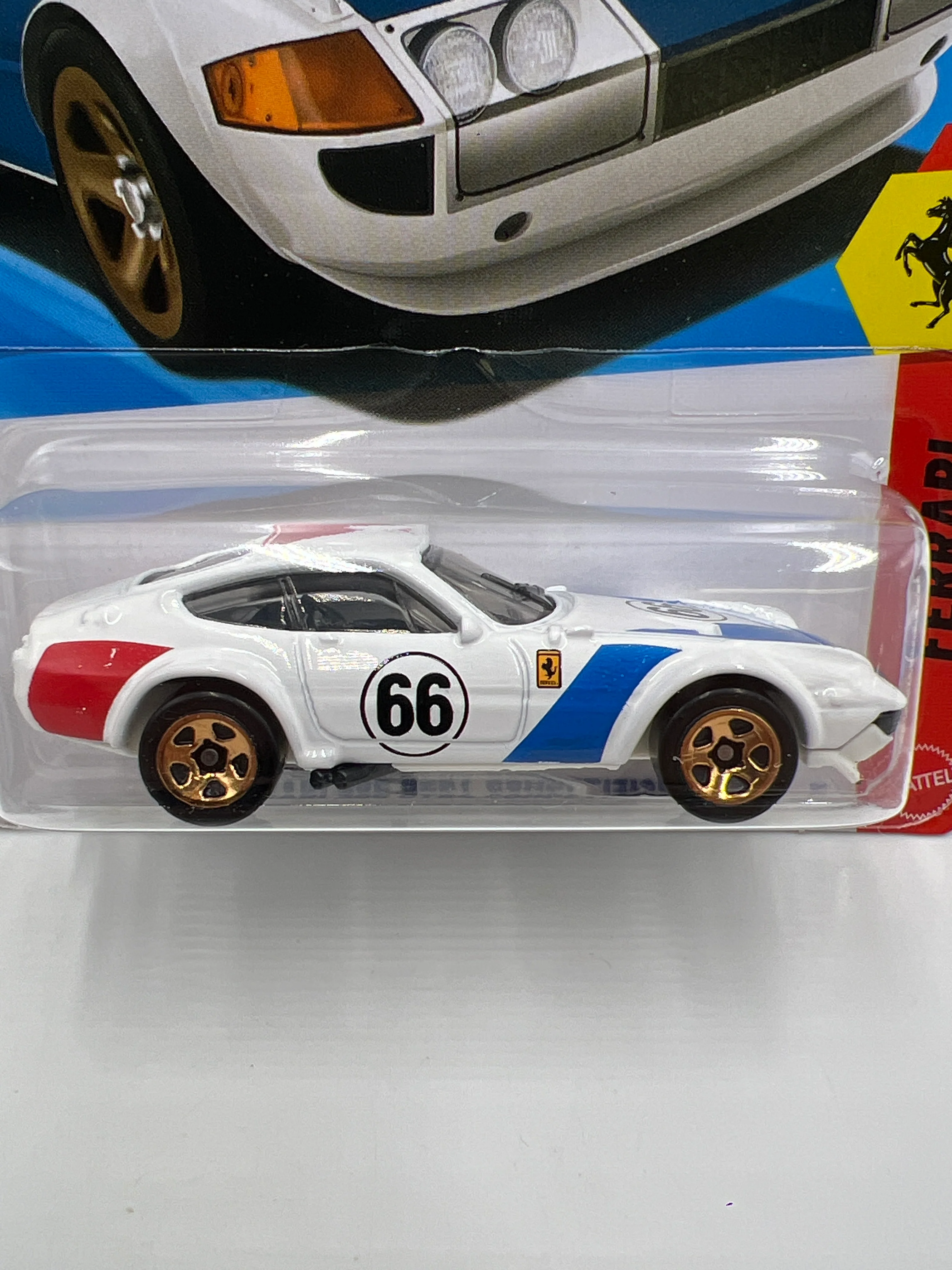 2026 Hot Wheels C Case Ferrari #62 Ferrari 365 GTB4 Competizione White - Image 2