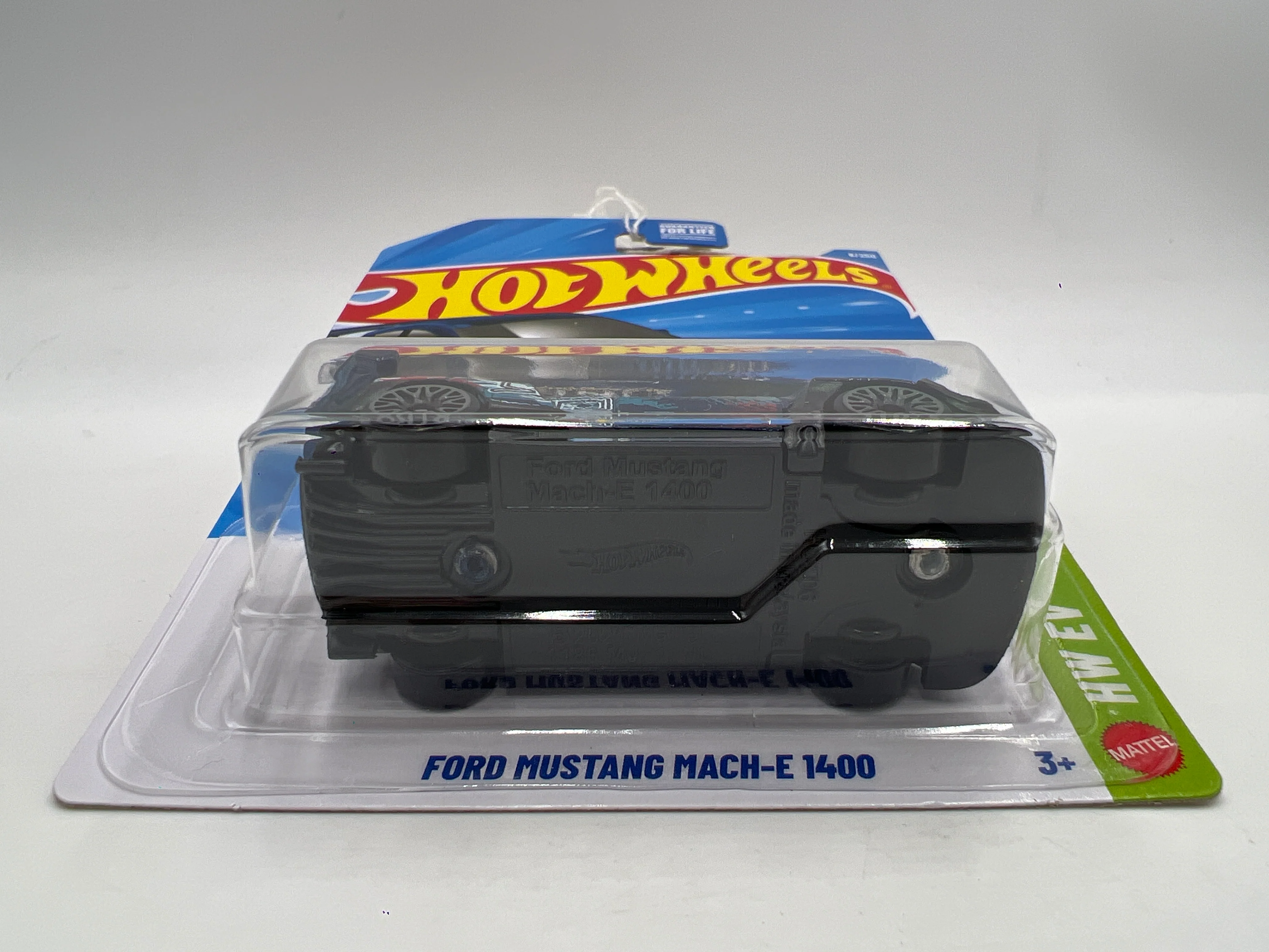 2026 Hot Wheels B Case HW EV #8 Ford Mustang Mach-E 1400 Blue 22D - Image 5