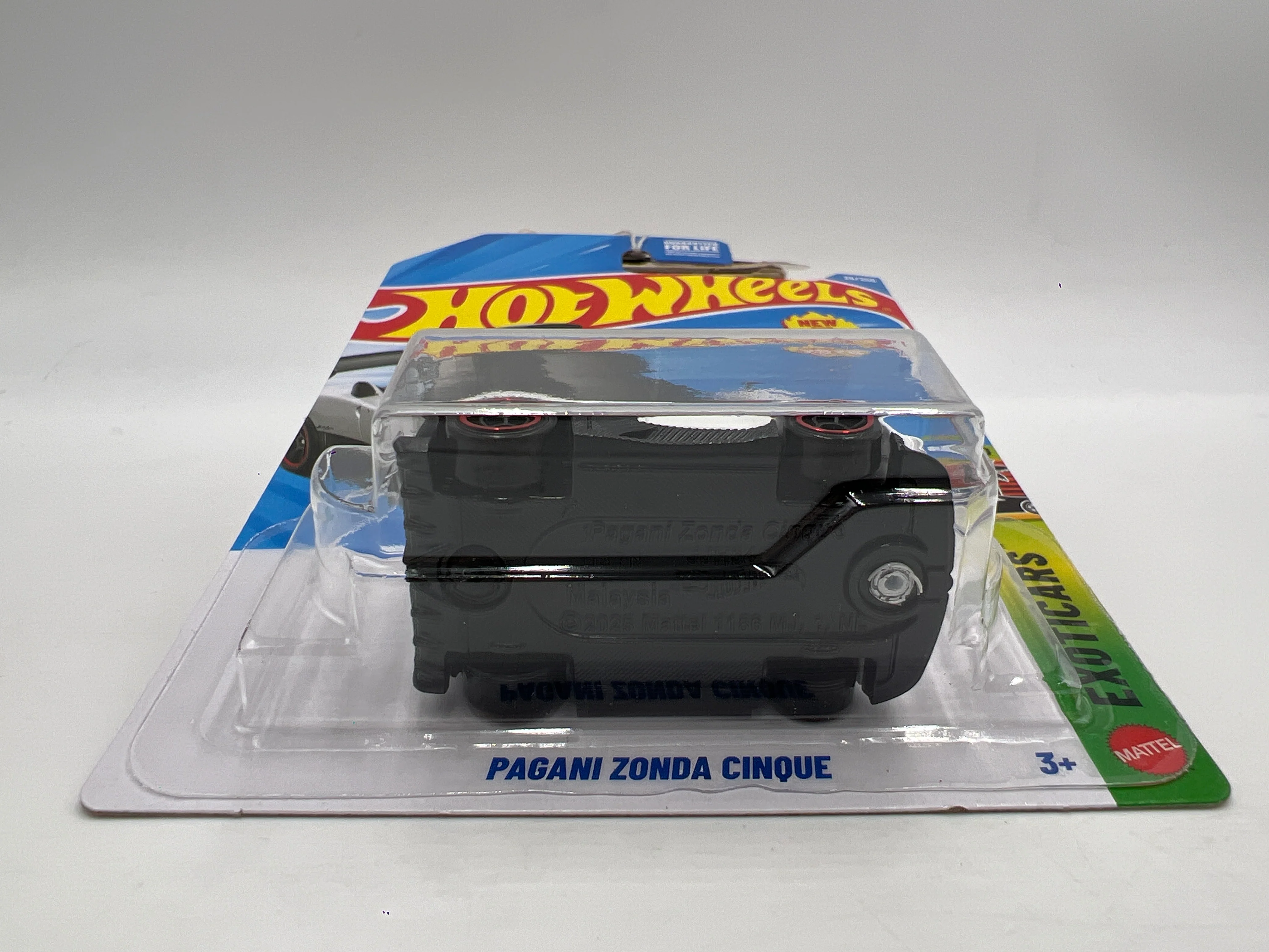 2026 Hot Wheels B Case Exoticars #26 Pagani Zonda Cinque White Tooned 93i - Image 5