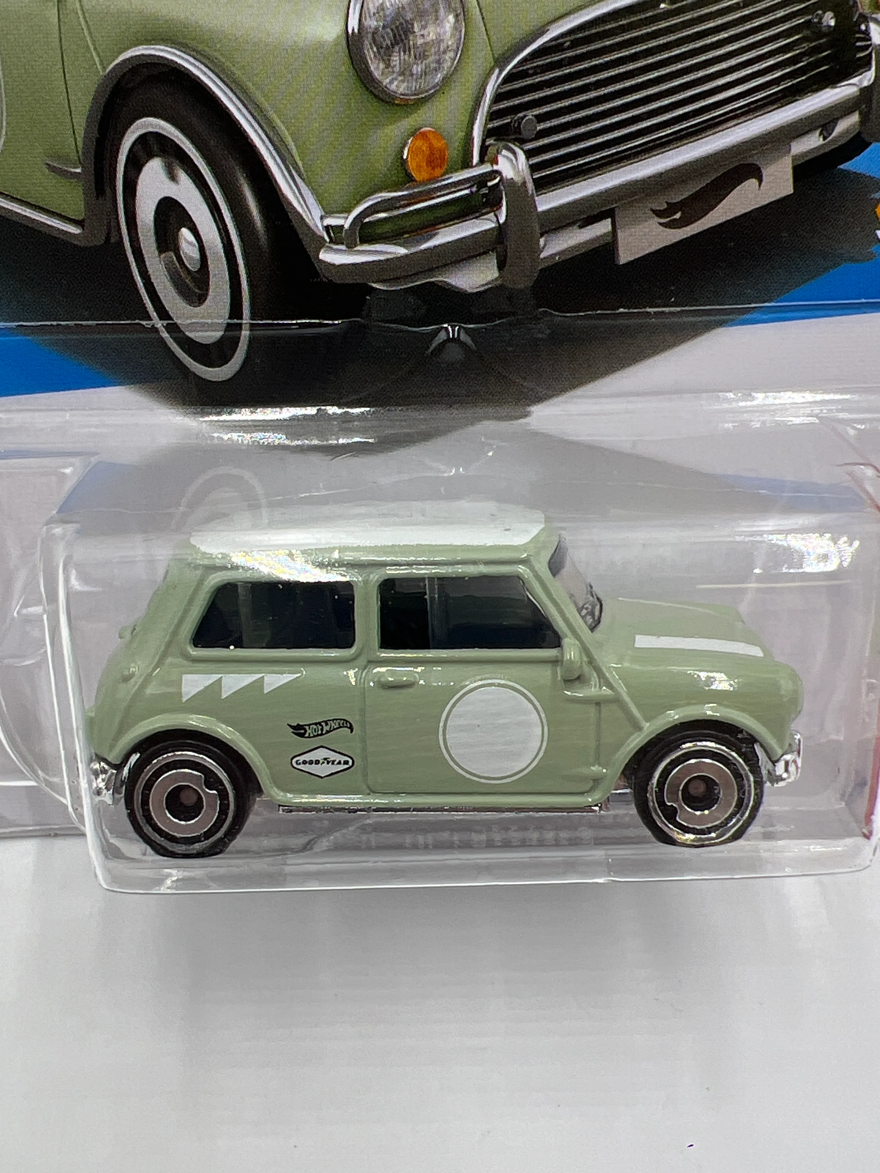 2026 Hot Wheels C Case Then And Now #71 Austin Mini Cooper S Green 66D - Image 2