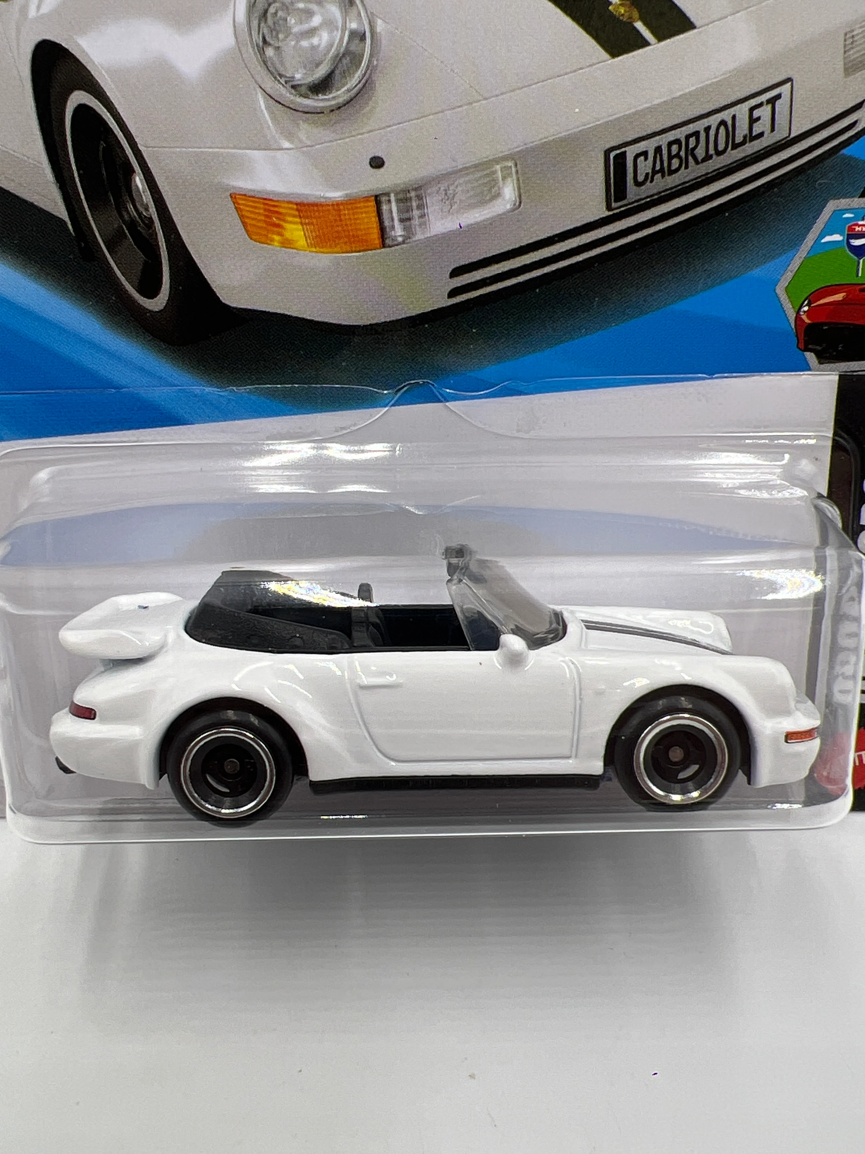 2026 Hot Wheels C Case Drop Tops #52 Porsche 911 Turbo Cabriolet White 101A - Image 2