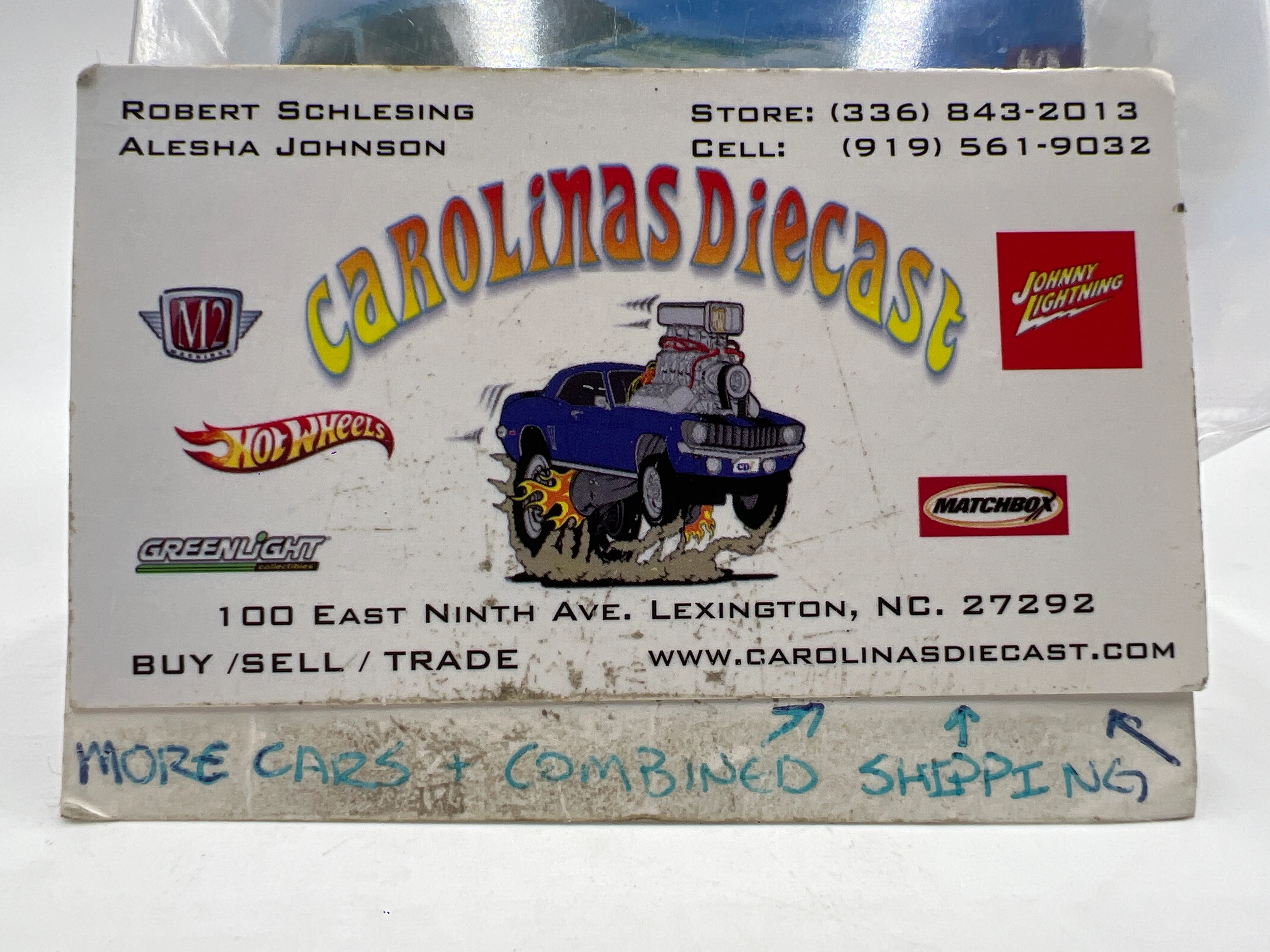 2026 Hot Wheels Short Card Super Treasure Hunt #95 64 Impala Light Blue W/Protector - Image 8