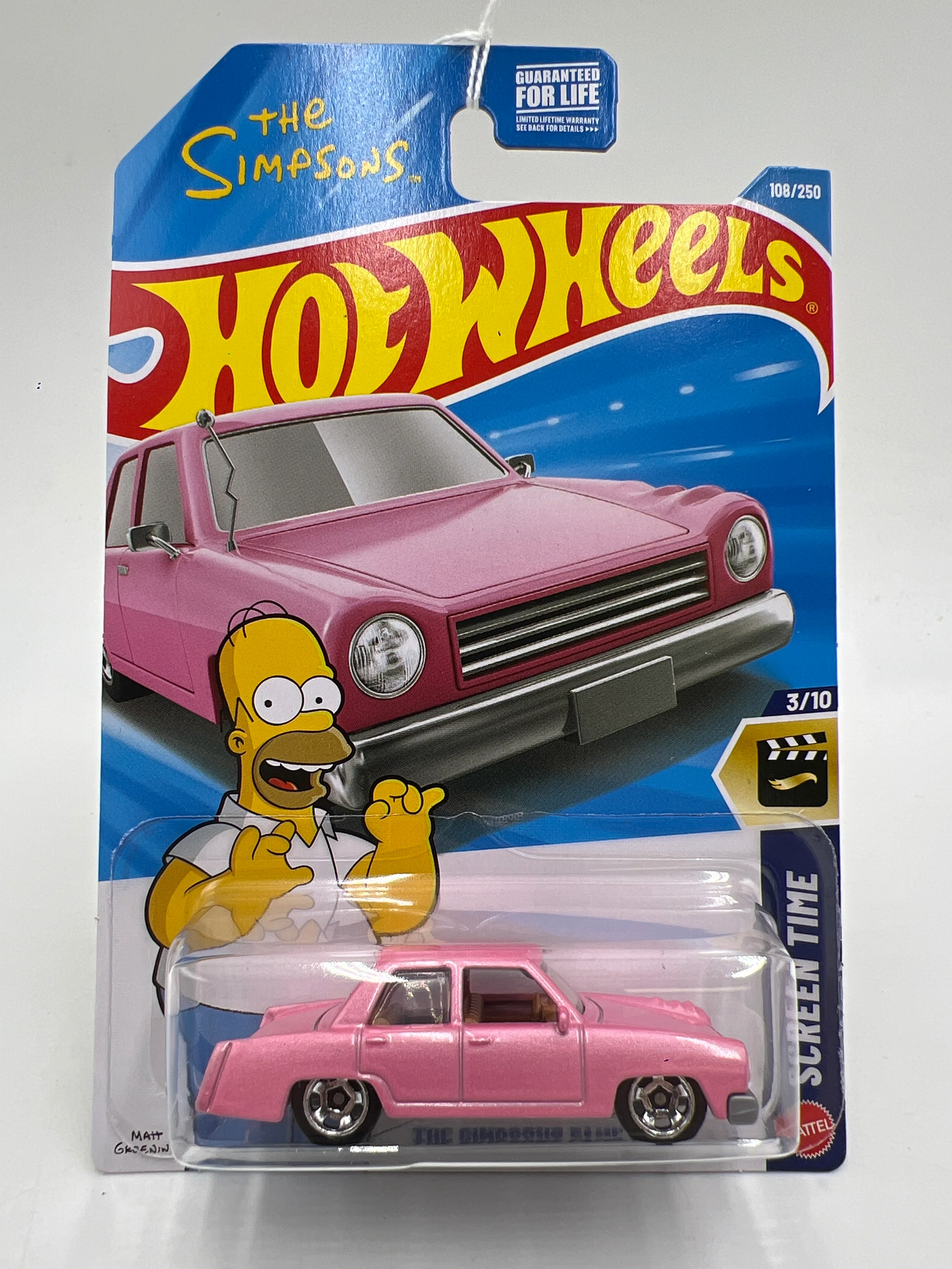 2026 Hot Wheels E Case #108 The Simpsons Family Car Pink 123A