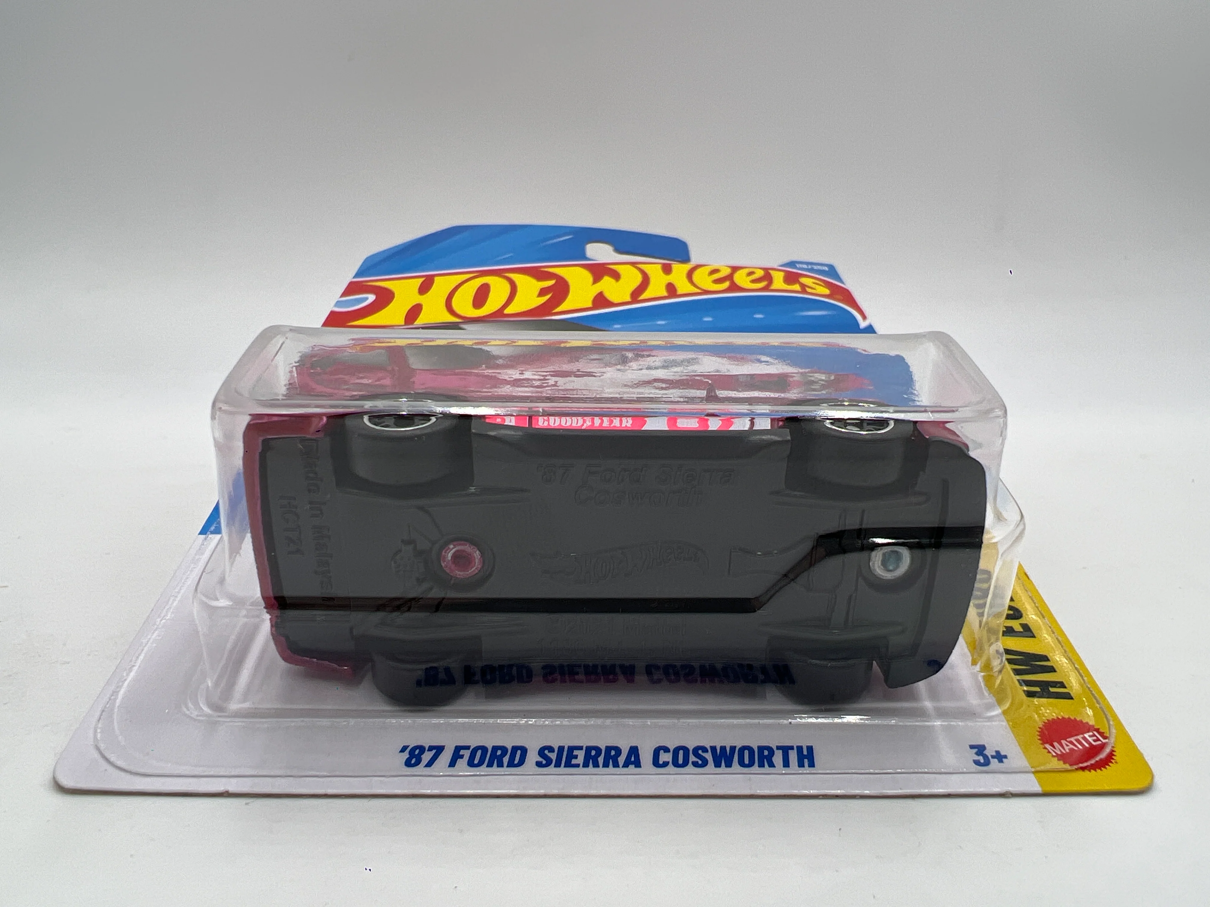 2026 Hot Wheels Super Treasure Hunt #116 87 Ford Sierra Cosworth Pink W/Protector Intl Card 1 - Image 5