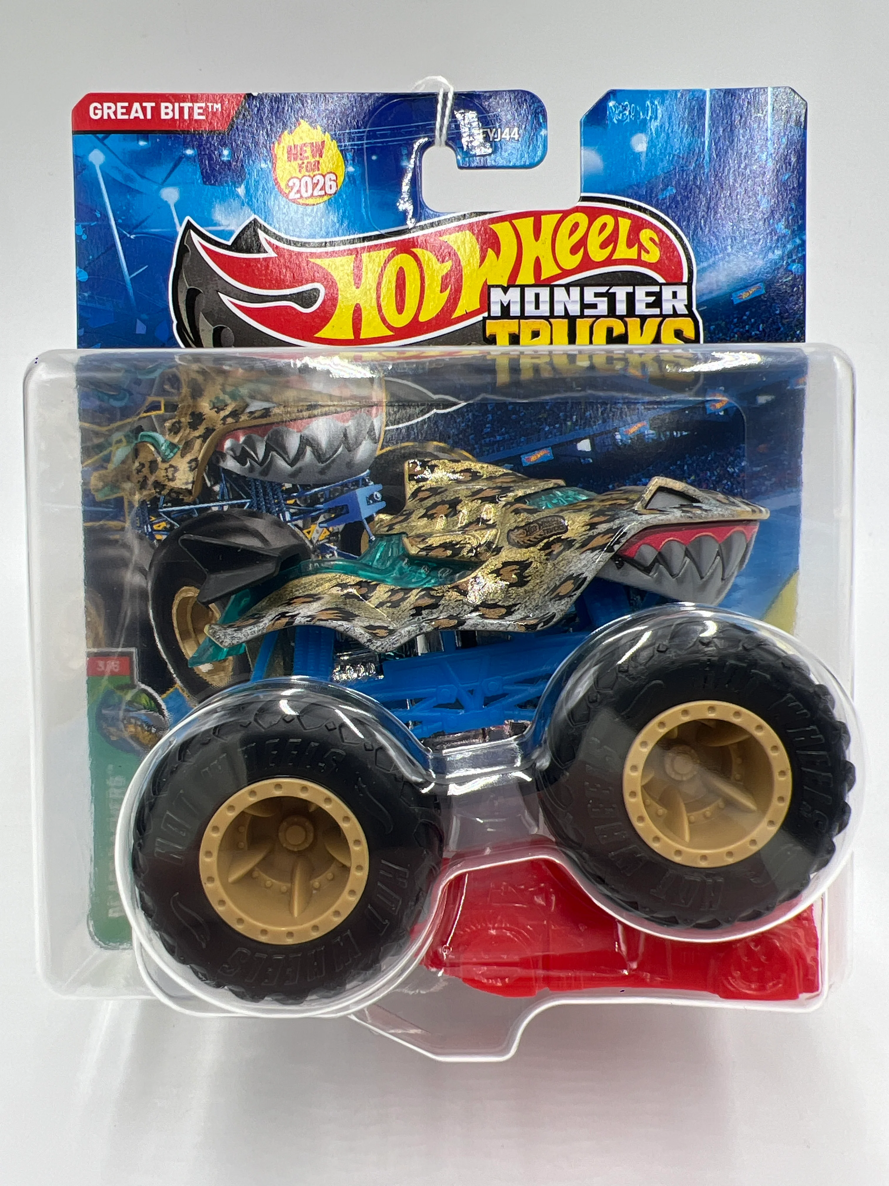 2026 Hot Wheels Monster Trucks Beast Bashers #3 Great Bite 134A
